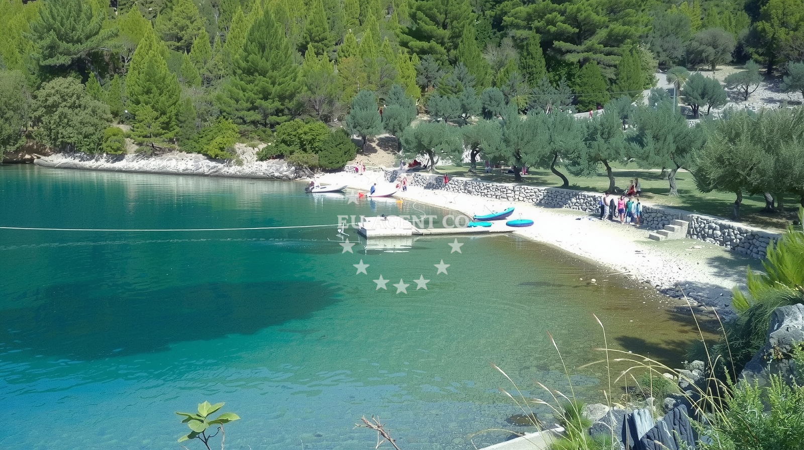 Additional view of Nedomisje anchorage in Anchorage on the island Cres, Istria and Kvarner, Croatia photo 6