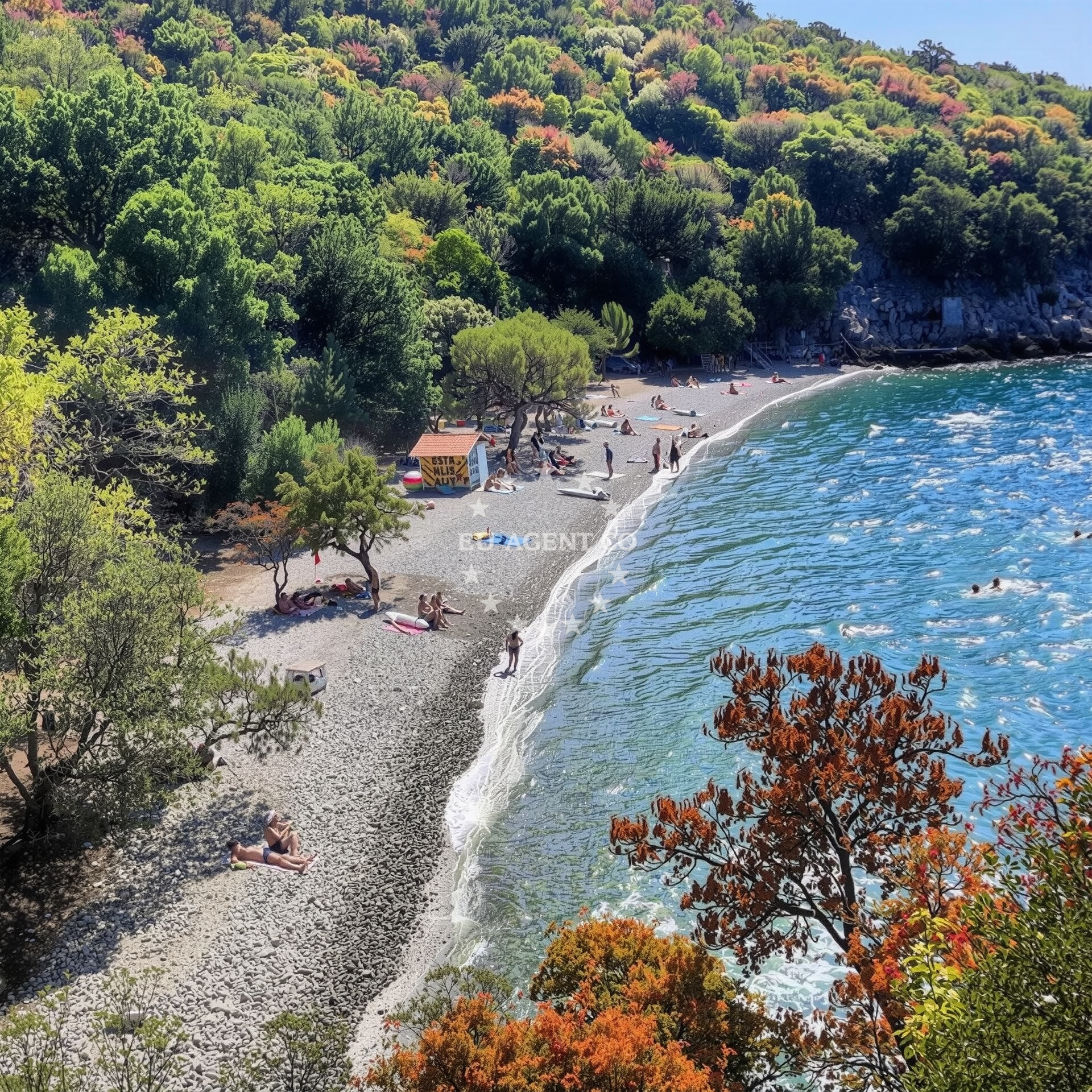 Additional view of Stara Porozina anchorage in Anchorage in Porozina on the island Cres, Istria and Kvarner, Croatia photo 5