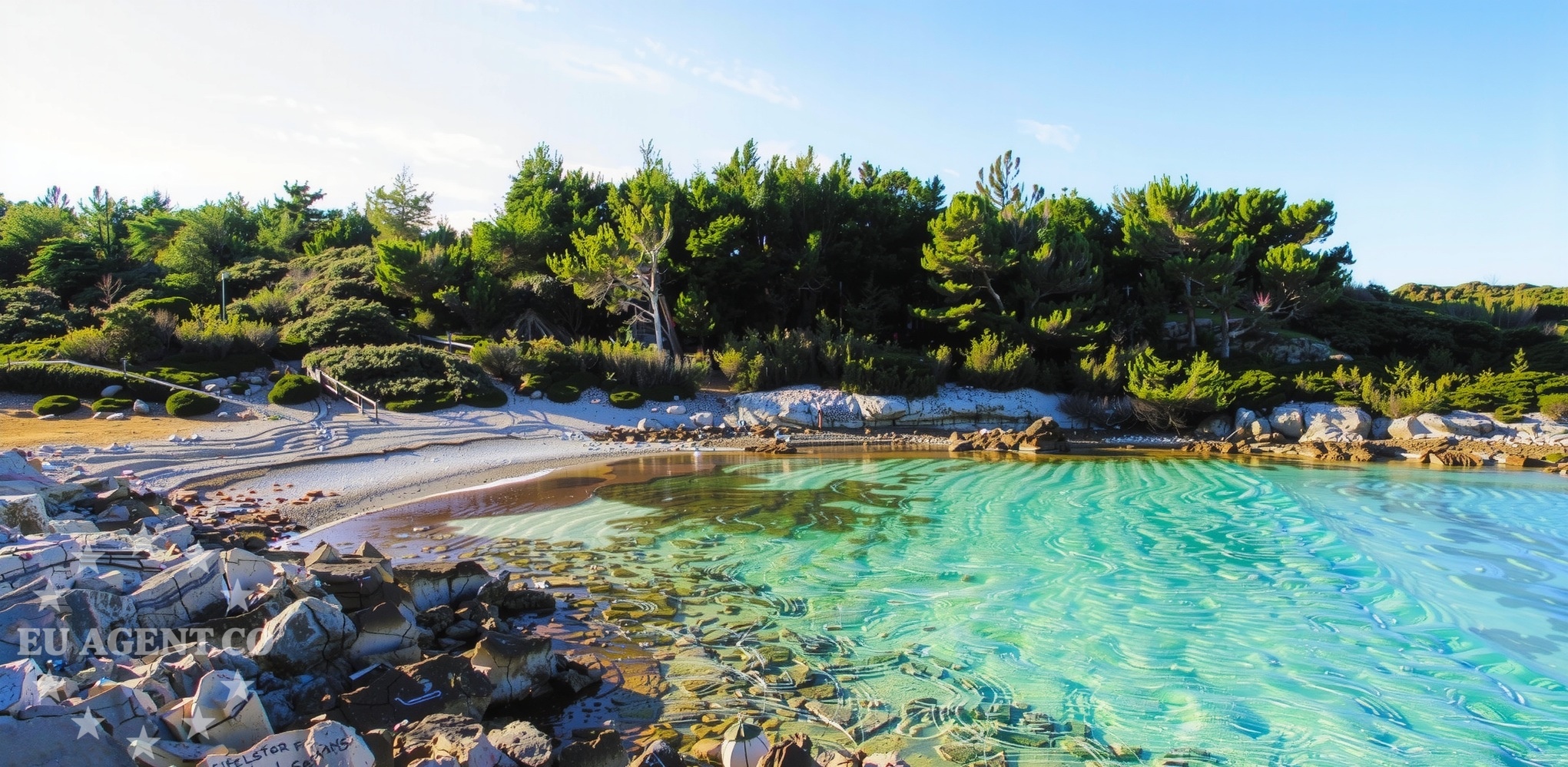 Uvala Vrc cove near Punta Kriza anchorage