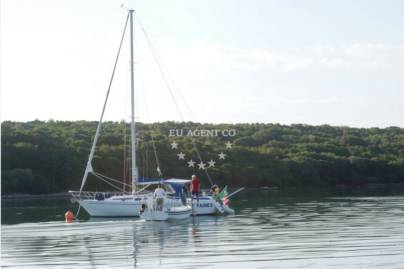 Marina Nerezine and surrounding areas near Majiska Anchorage