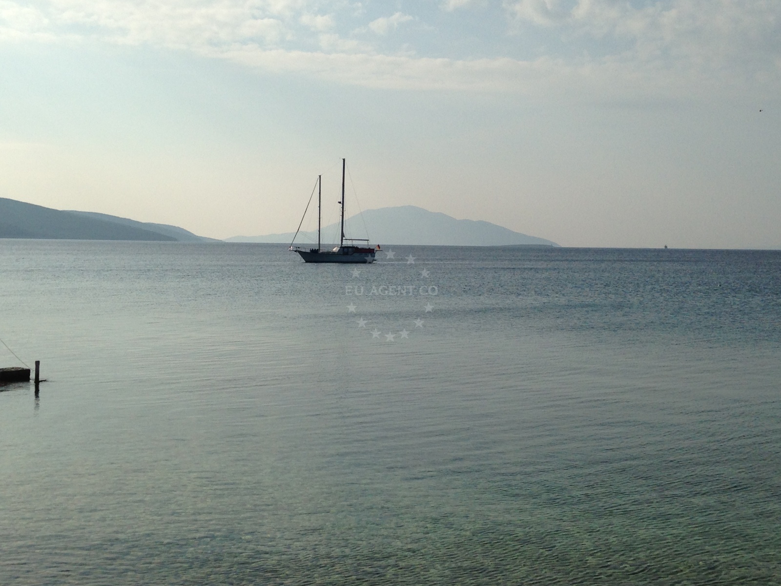Martinscica Anchorage, Ustrine, Cres, Croatia – shallow waters with sandy seabed near the harbor
