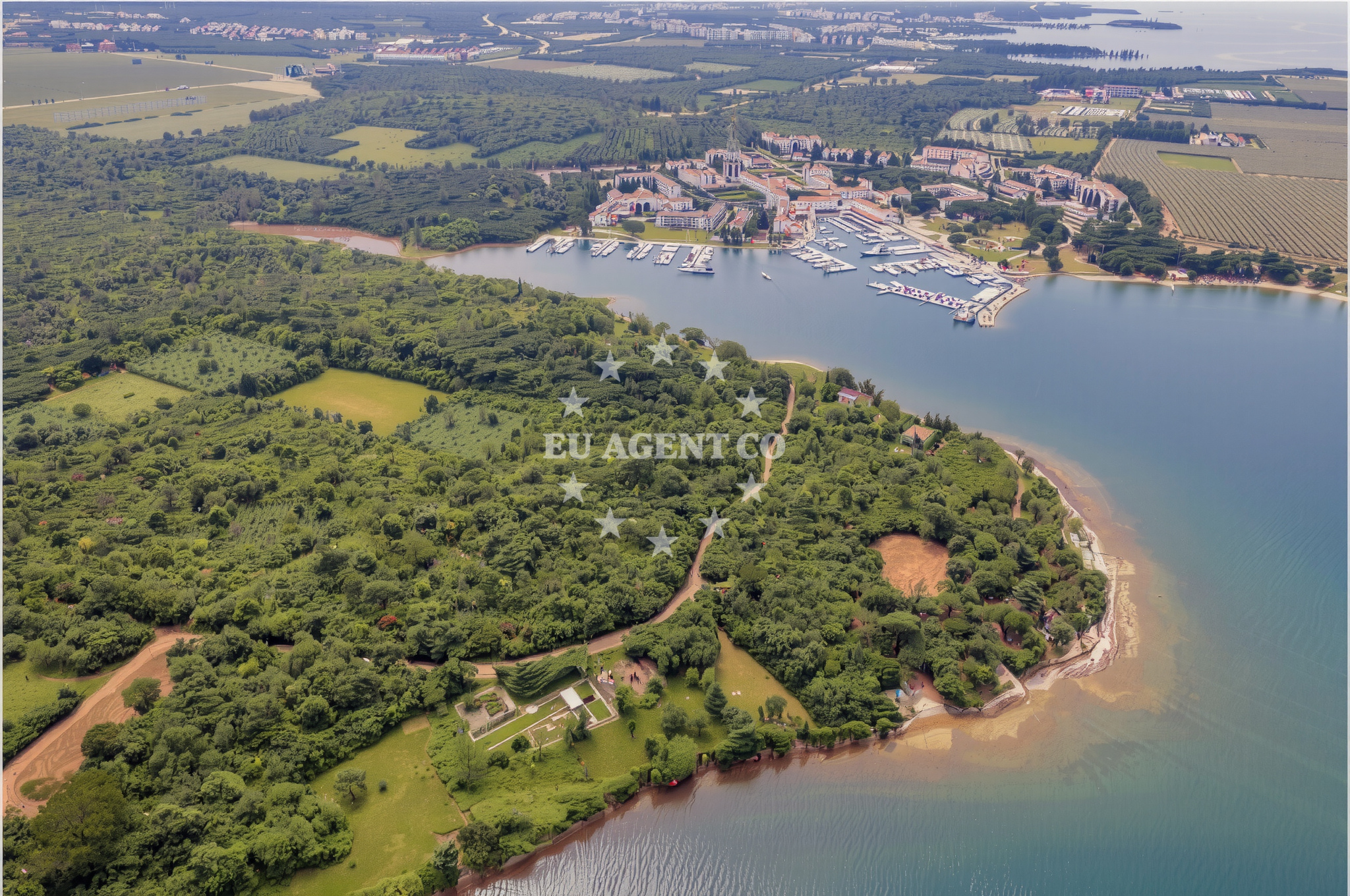 Anchorage in Novigrad (5.2km) from Crvar anchorage