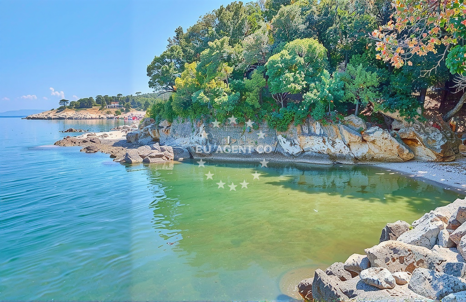 Beaches near Duga Luka, Croatia including Prtlog and Šeničina Jug