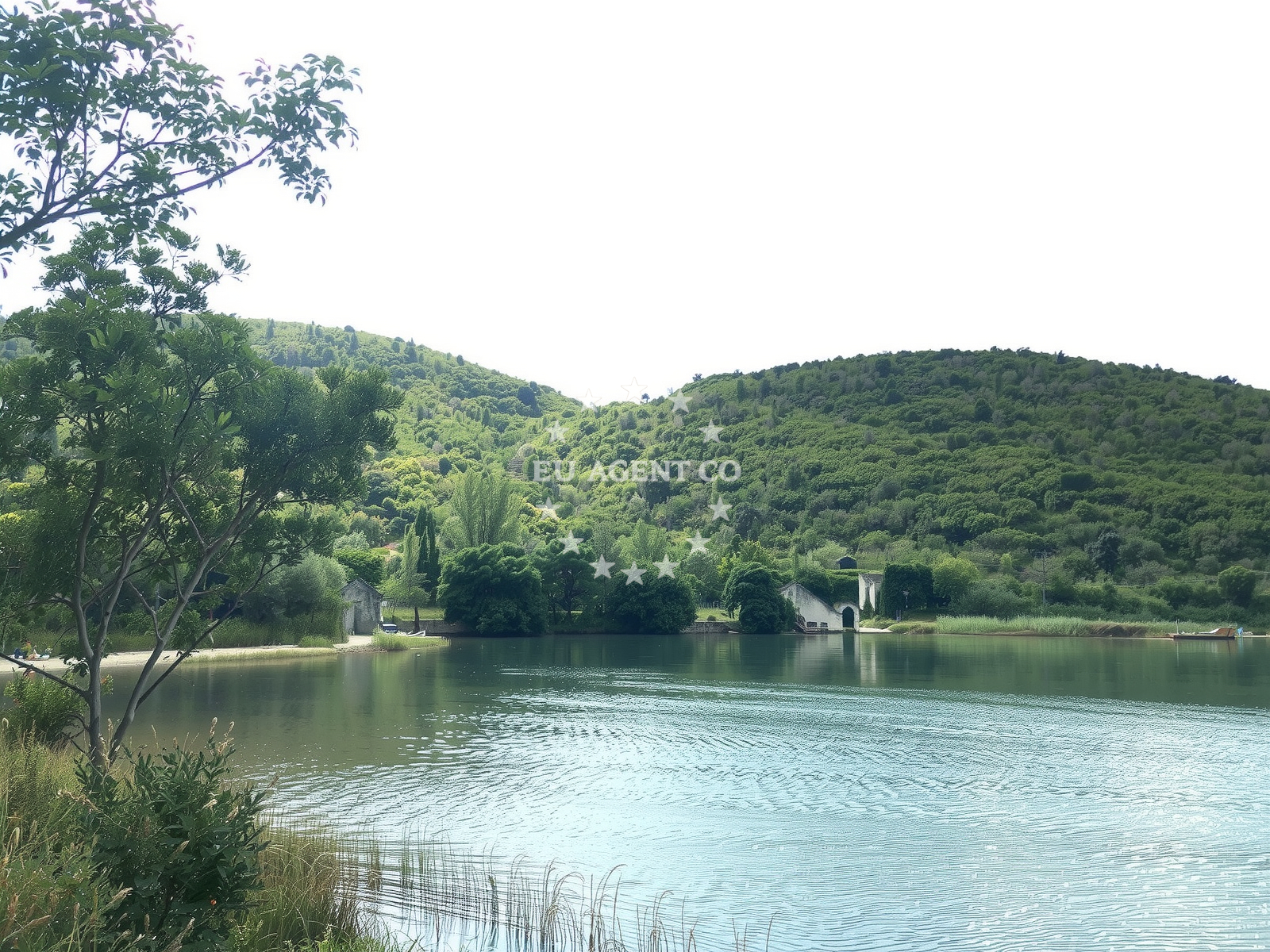 Anchorage in Kavran, Istria and Kvarner, Croatia with yachts at anchor