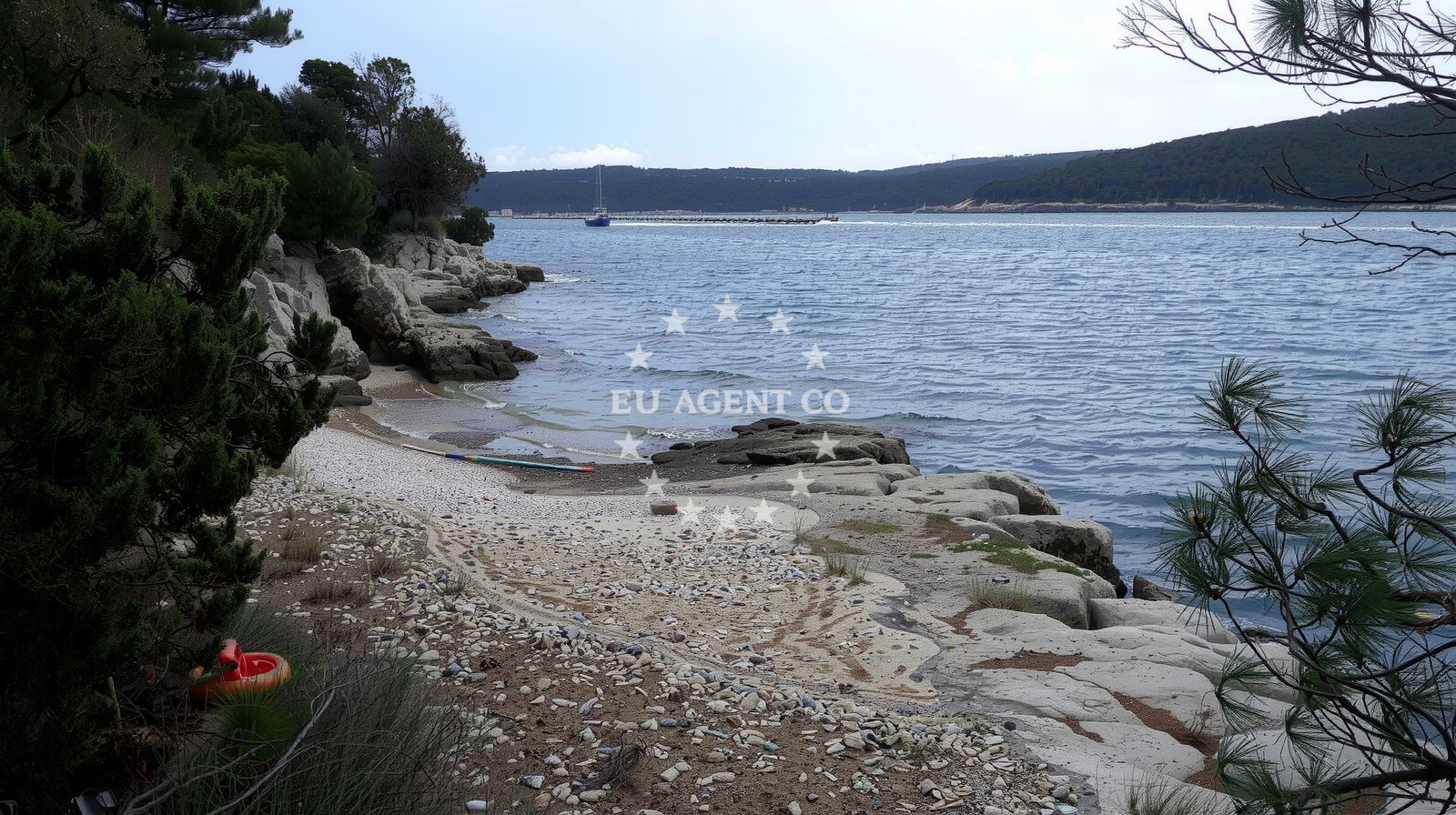 Budava Beach near Kavran anchorage, Istria and Kvarner