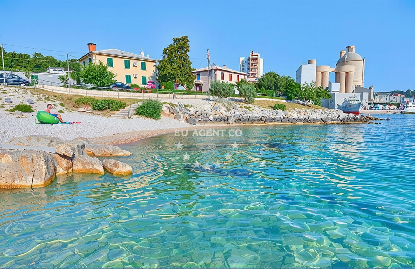 ACI Marina Cres, a nearby marina to Voscice Anchorage in Istria, Croatia