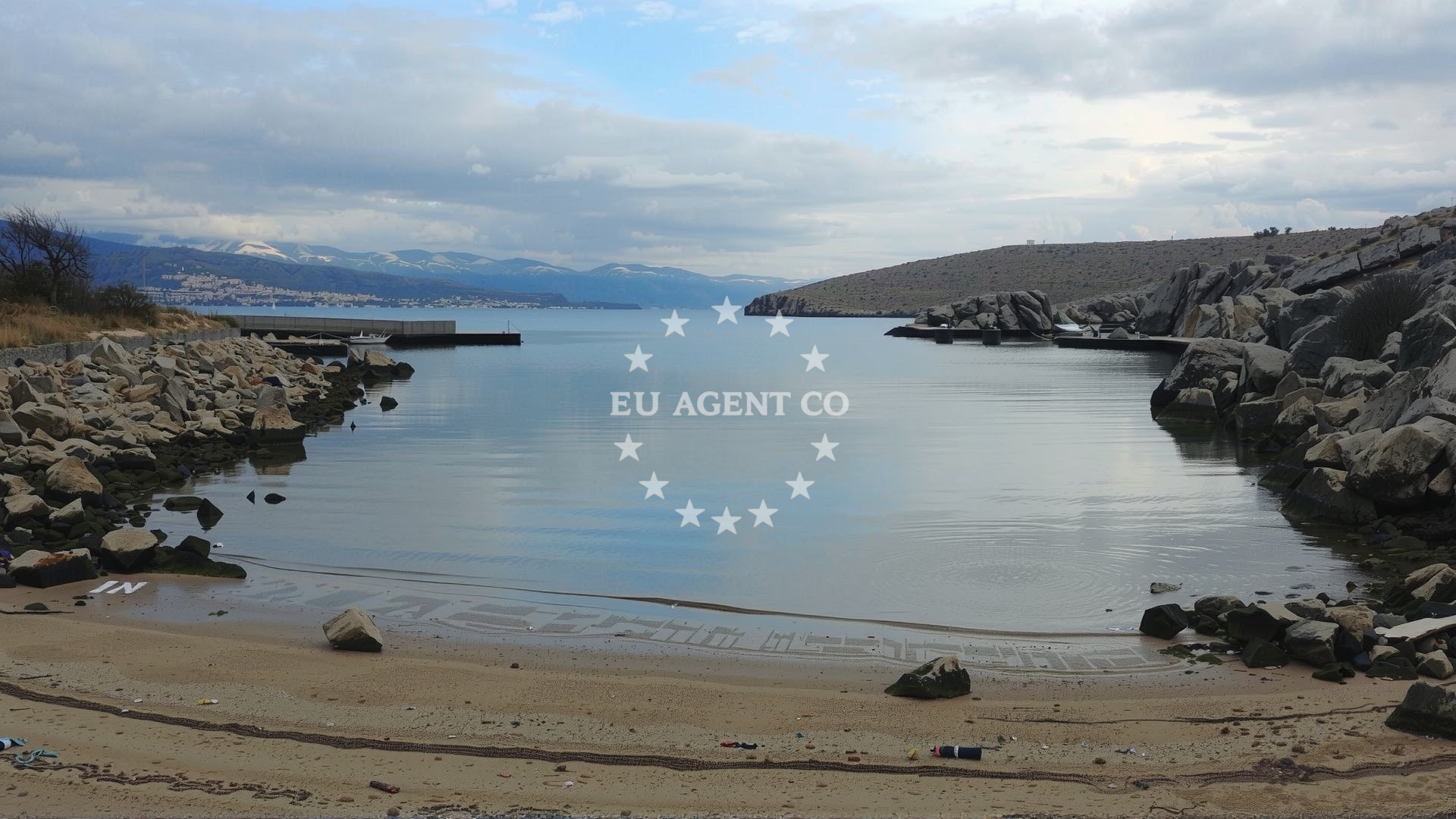 Plaza Mala Beach, 0.15 km from Krk Island anchorage