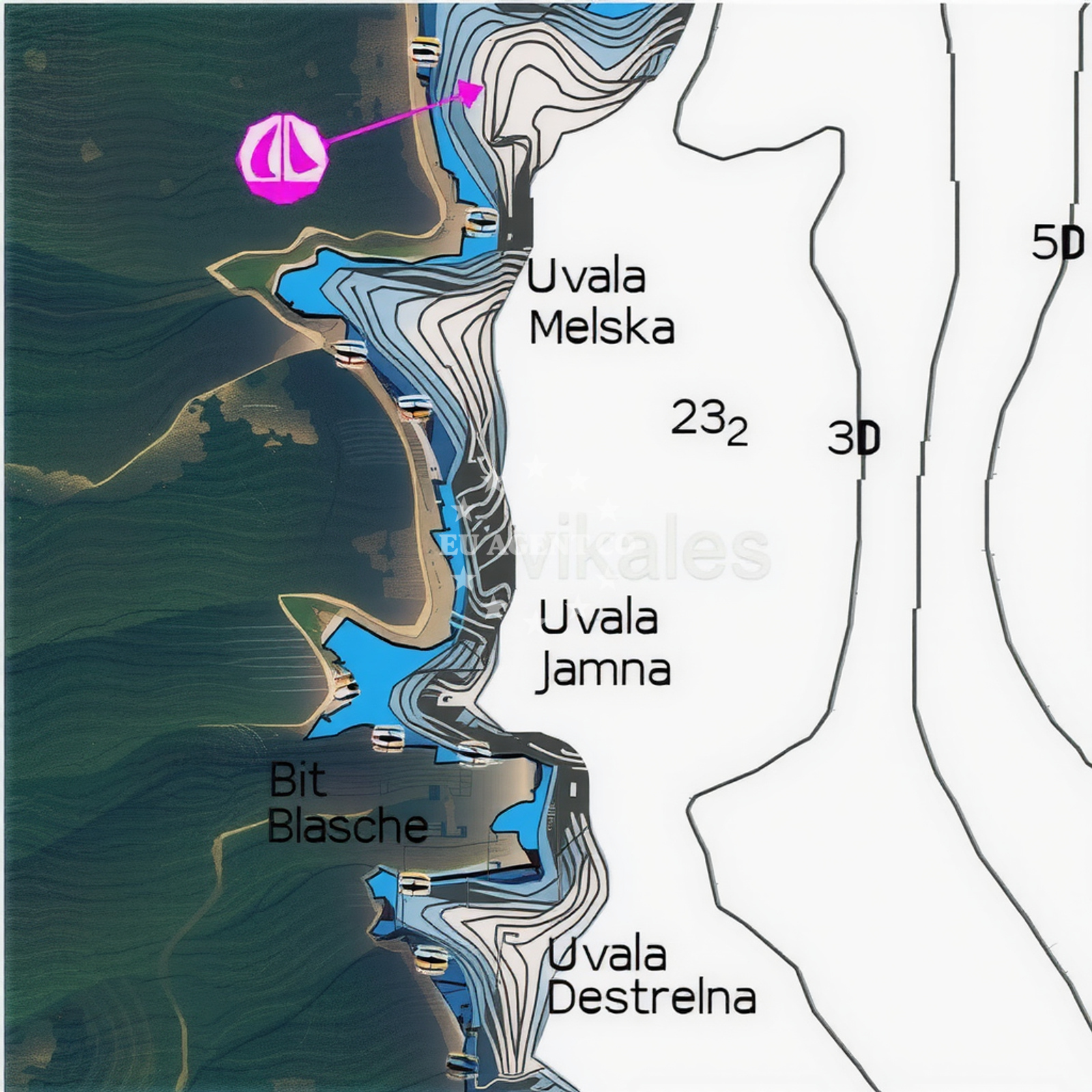Additional view of Anchorage in Anchorage on the island Krk, Istria and Kvarner, Croatia photo 6