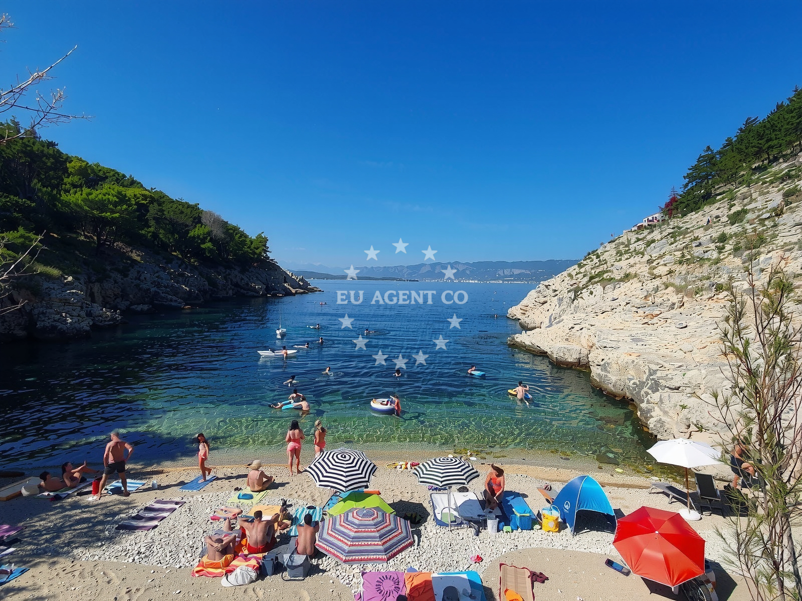 Additional view of Vrbnik anchorage in Anchorage in Vrbnik on the island Krk, Istria and Kvarner, Croatia photo 4