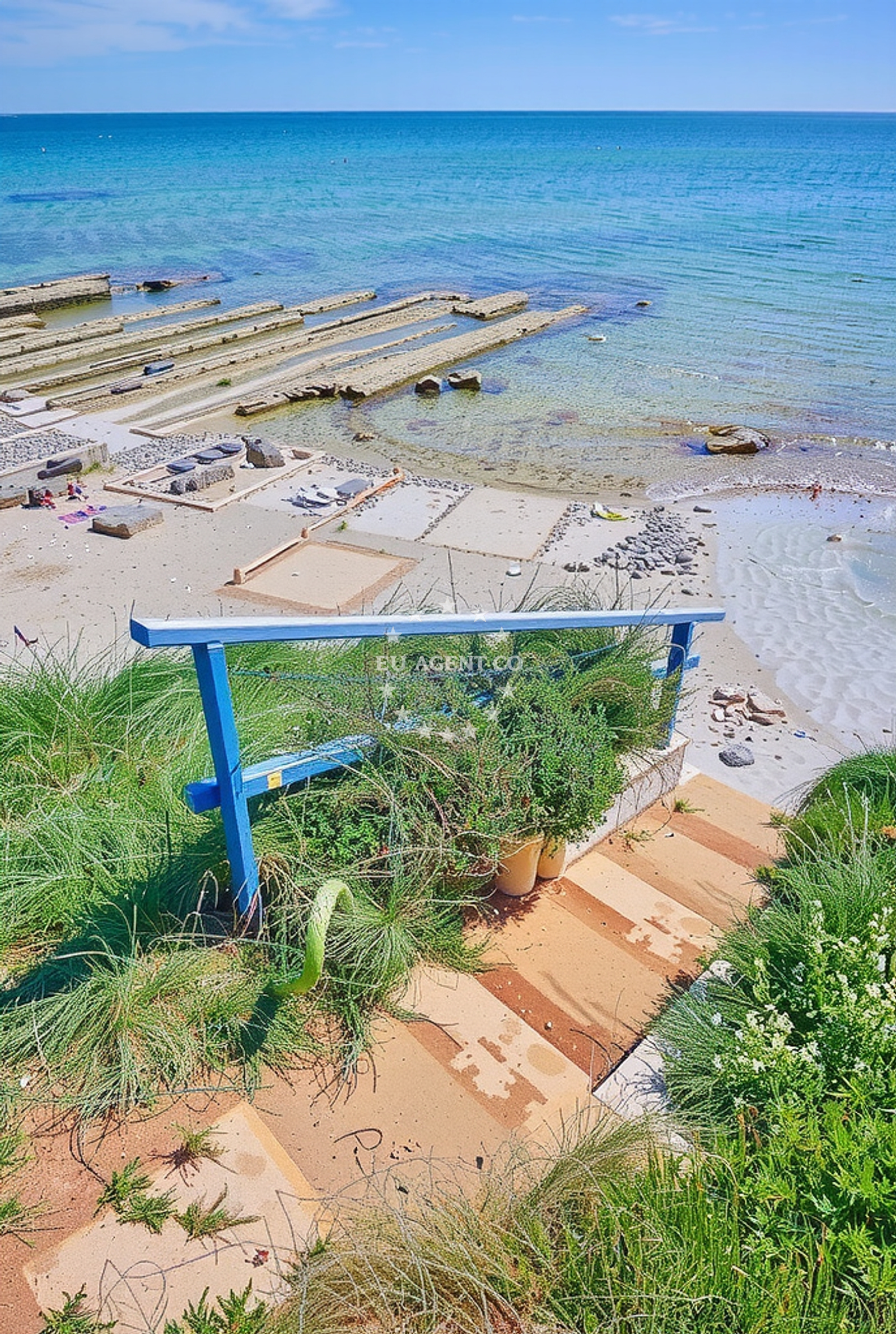 Scenic view of Levan Island anchorage with nearby beaches