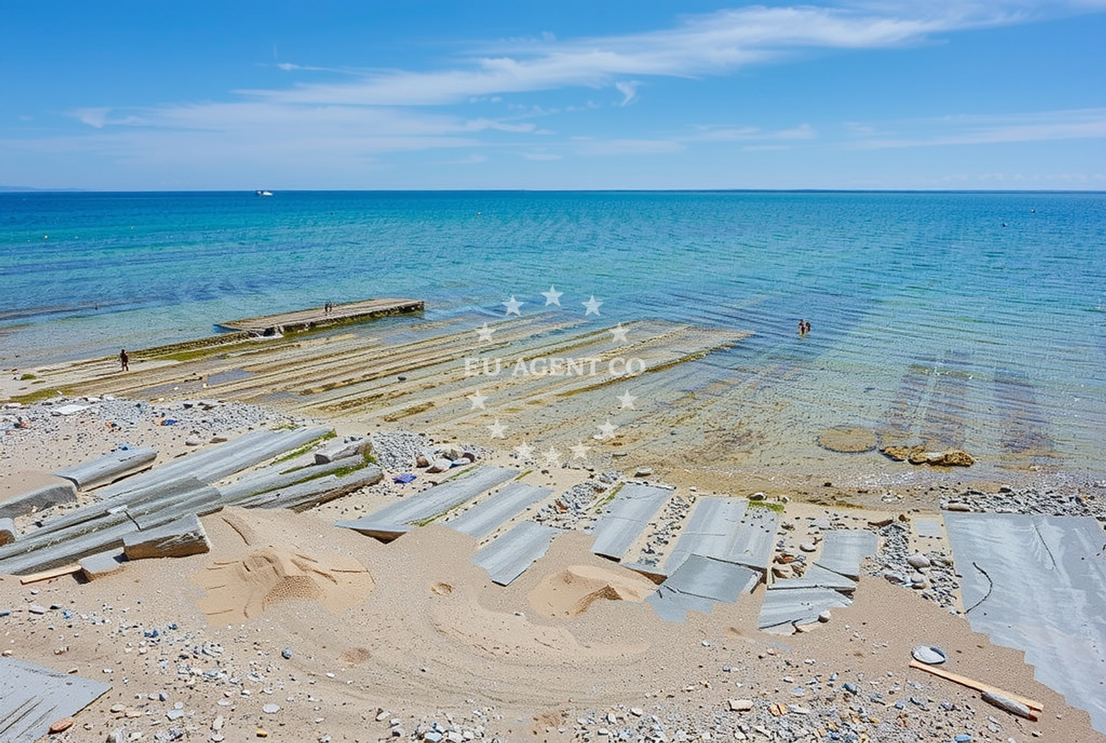 Approach and location view of Anchorage in Anchorage on the island Levan, Istria and Kvarner, Croatia photo 3
