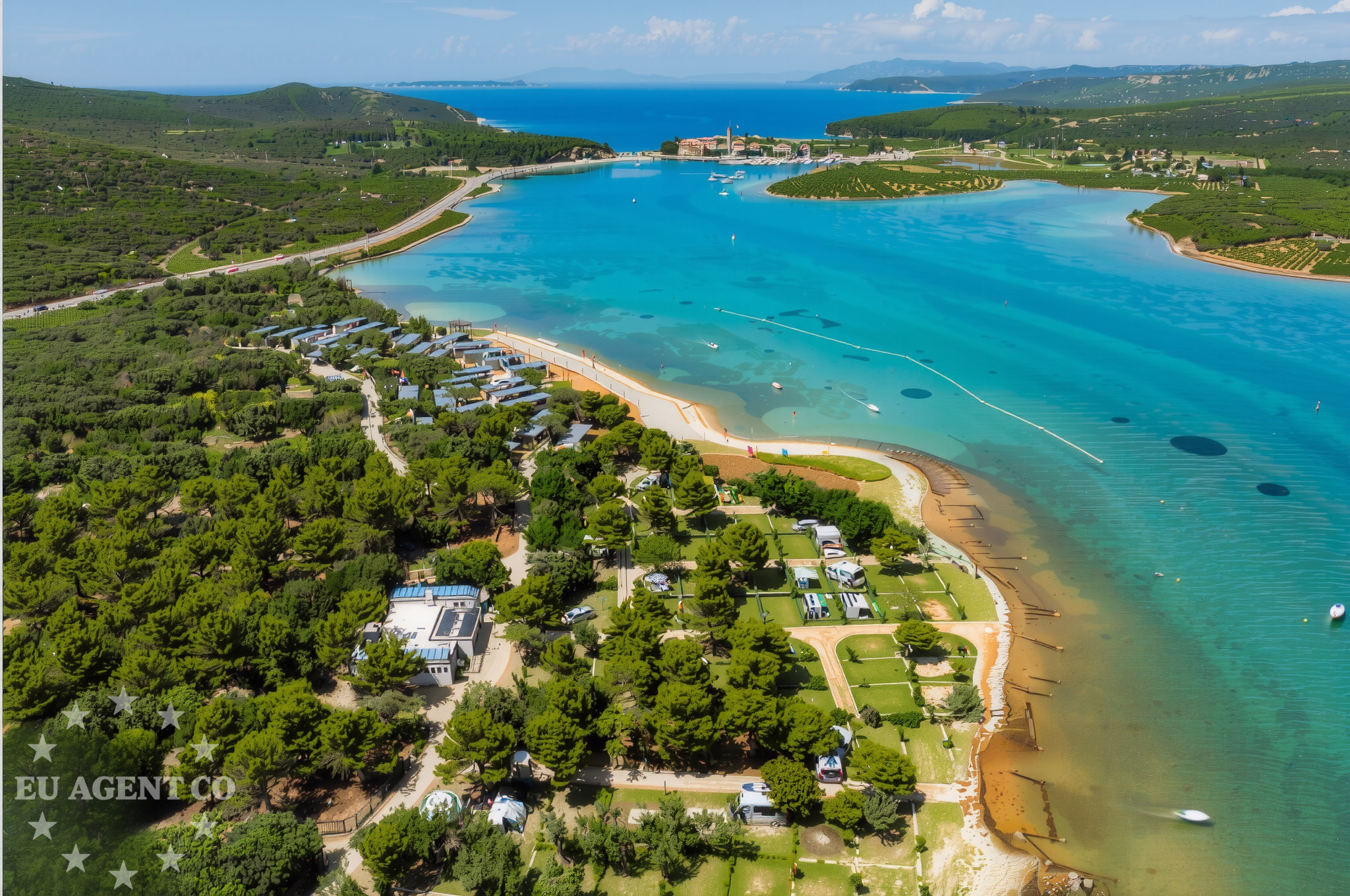 Marina Nerezine on the island of Lošinj, Croatia