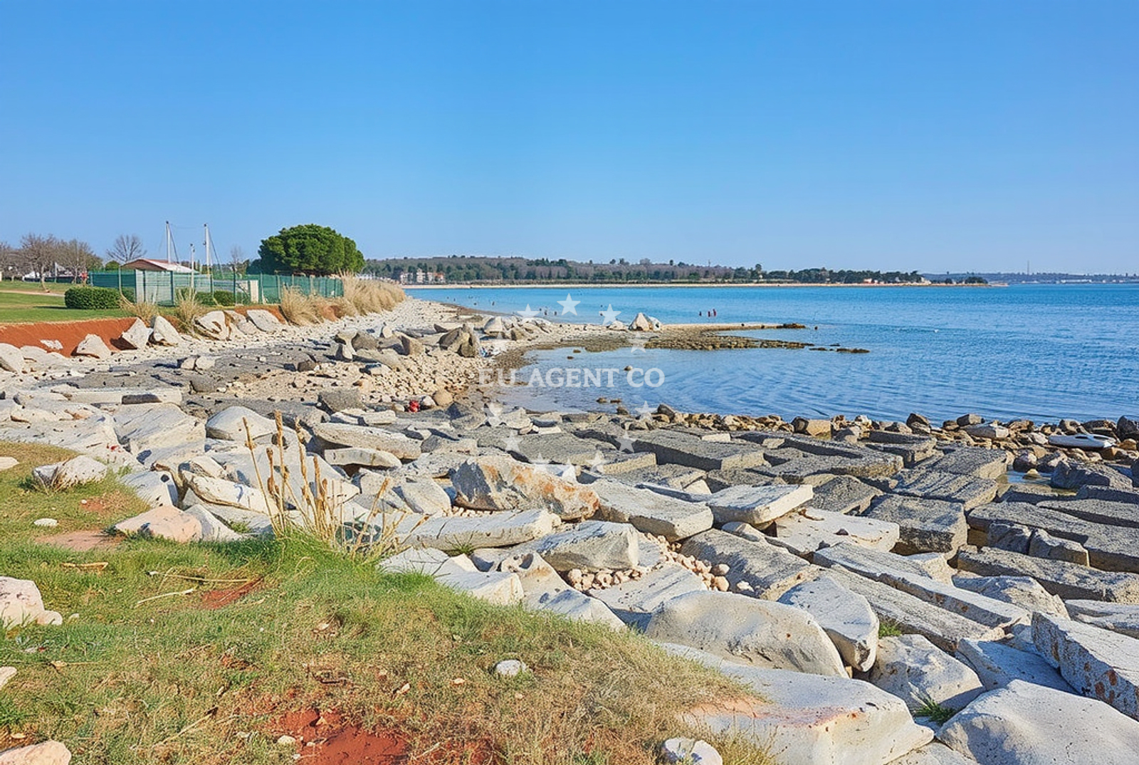 Lovrecica Bay, a short walk from the anchorage
