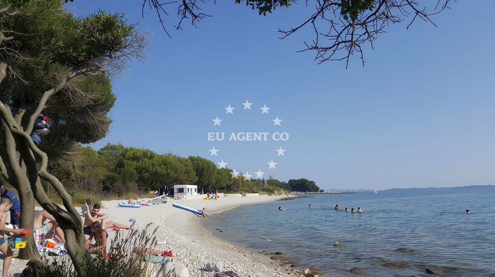 Anchorage in Maric, Istria and Kvarner, Croatia