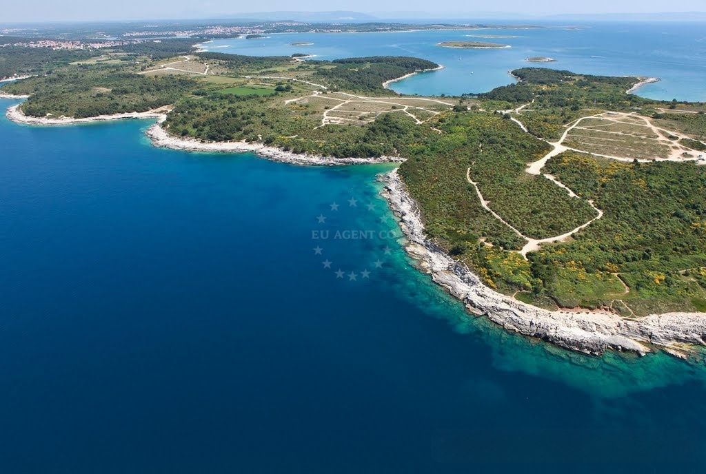 Anchorage in Premantura, Istria and Kvarner, Croatia with nearby Polje Beach