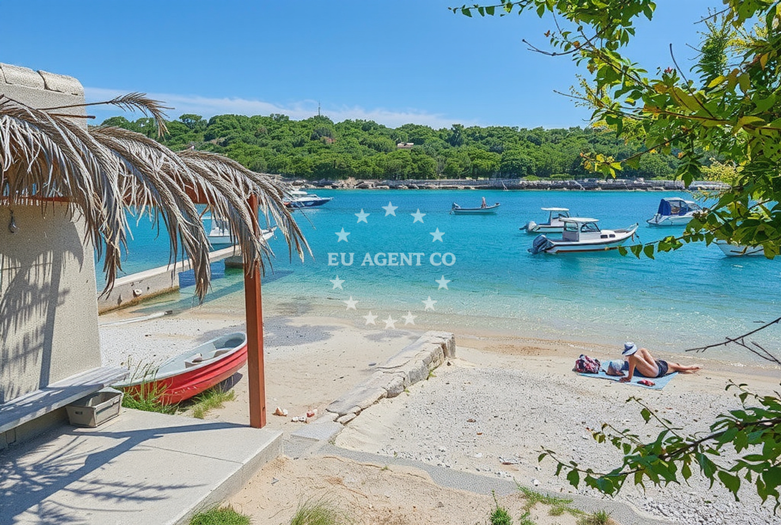 Approach and location view of Anchorage in Anchorage in Premantura, Istria and Kvarner, Croatia photo 3