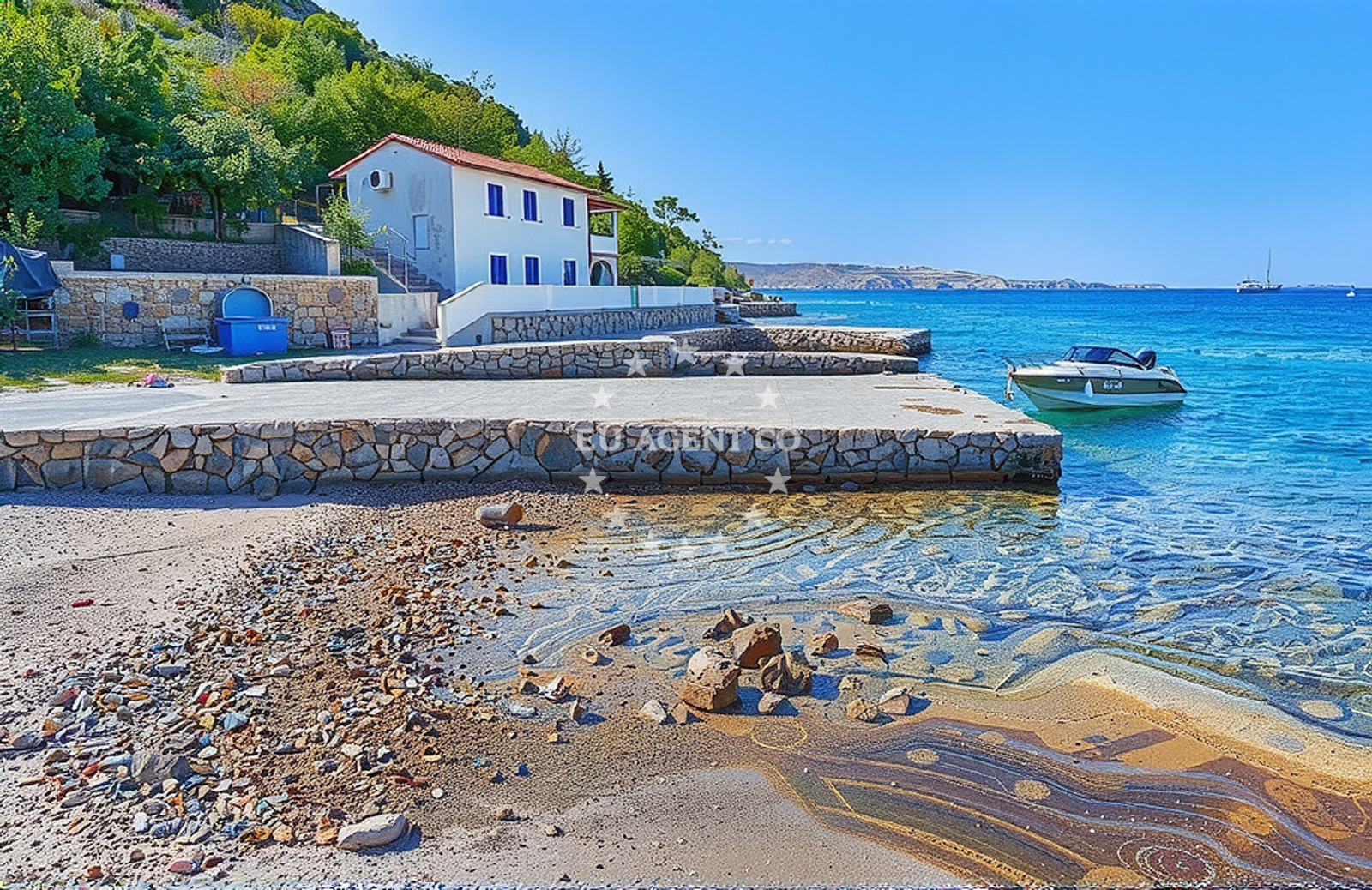 Sveti Antun Beach near Anchorage Prizna