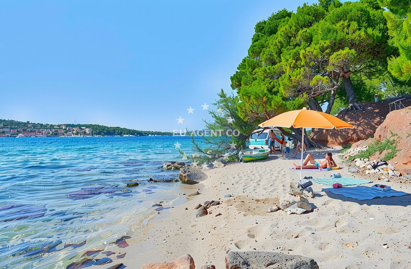 ACI Marina Rab, Croatia with yachts docked and marina facilities