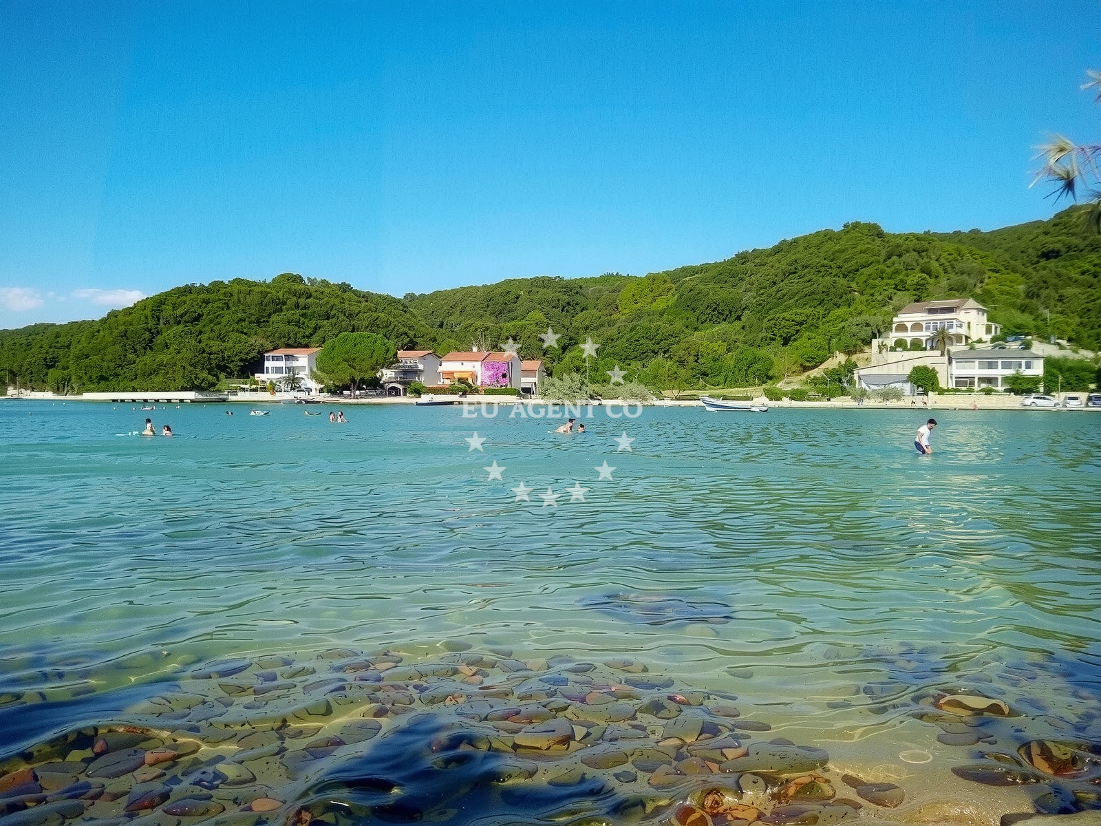 Melić Beach on the island of Rab, Croatia