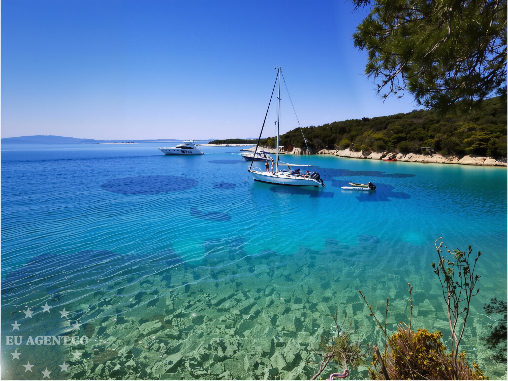 Additional view of Rasatovica anchorage in Anchorage on the island Rab, Istria and Kvarner, Croatia photo 9