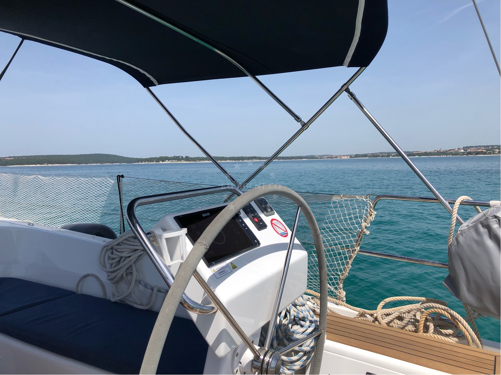 Anchorage in Segotici, Istria and Kvarner, Croatia