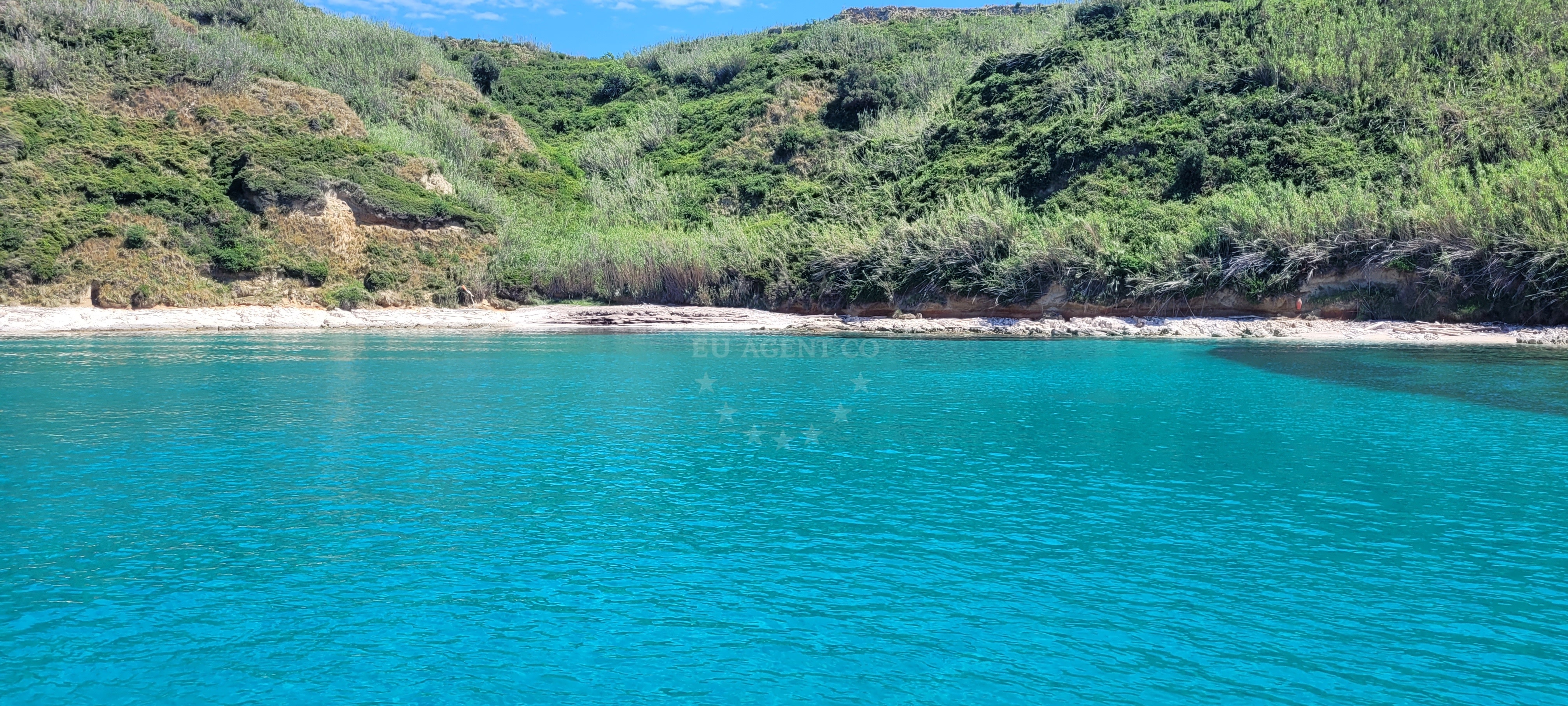 Natural bay with yachts anchored near Susak, Istria & Kvarner