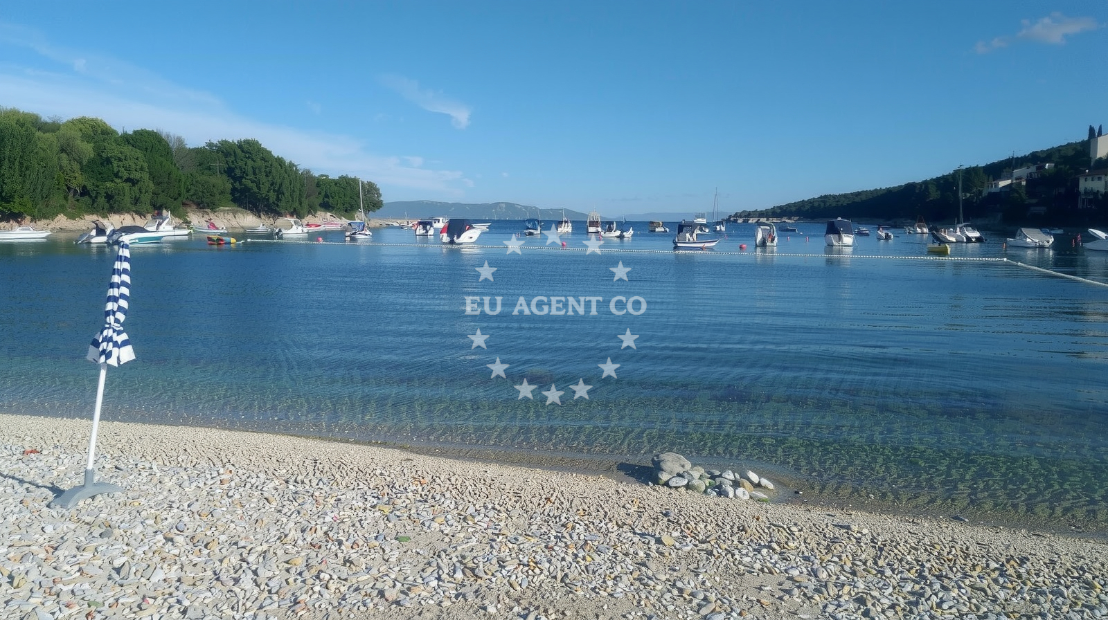 Sveta Marina Beach, Croatia – sandy shore with clear Adriatic waters