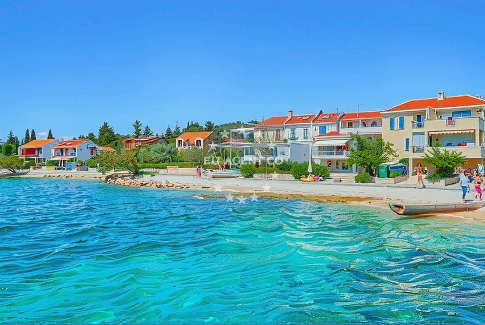 Diklo Village Beach near Diklo Anchorage, North Dalmatia