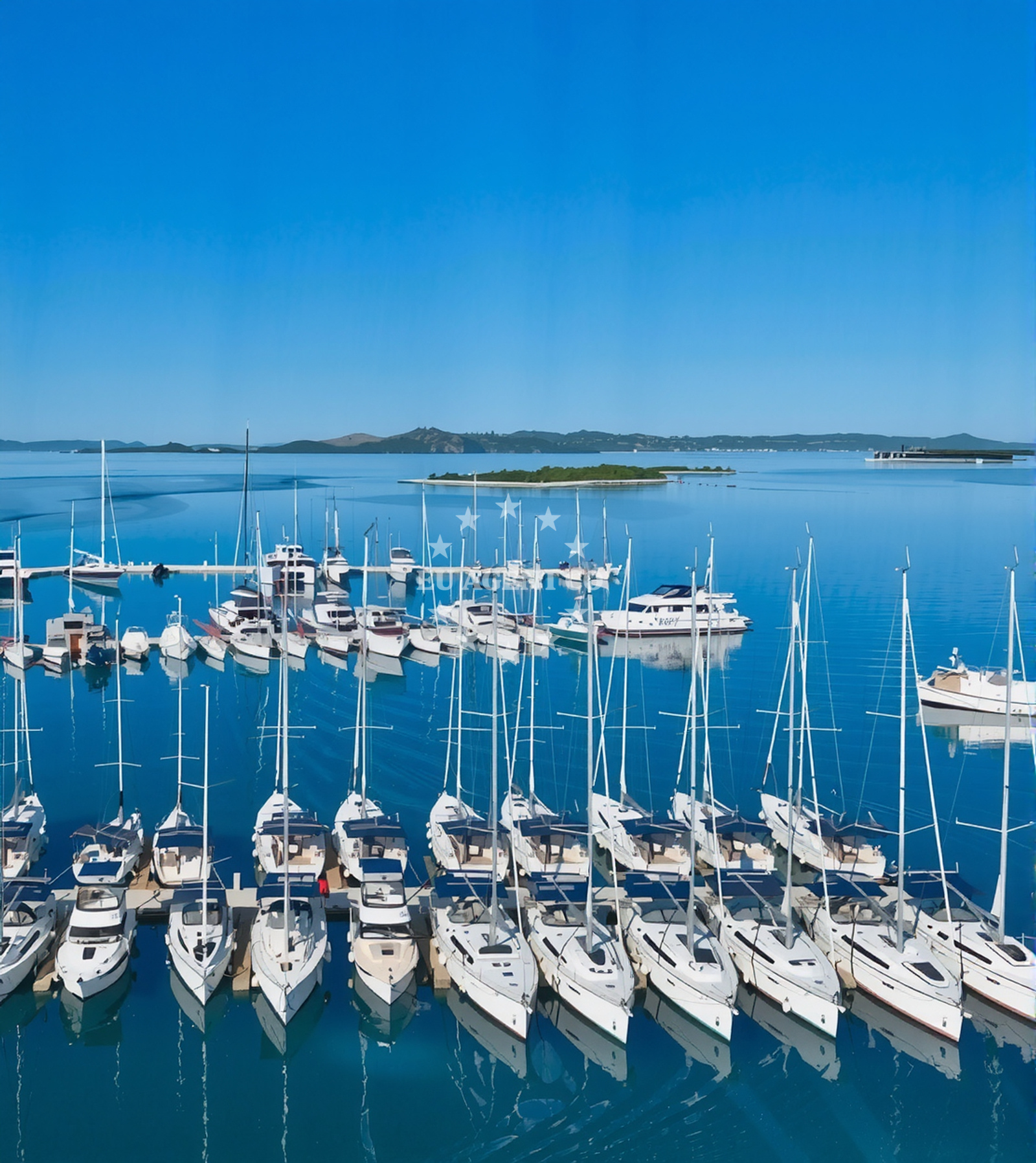 Marina Hramina on the island of Murter, North Dalmatia, Croatia