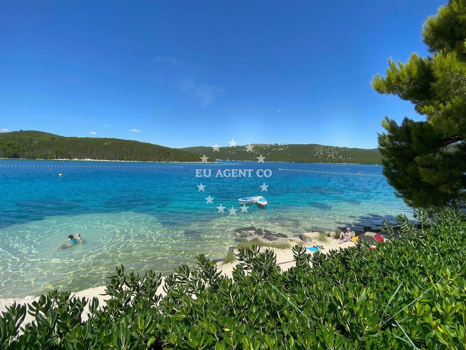 Slatine Cove on Dugi Otok, accessible from the anchorage