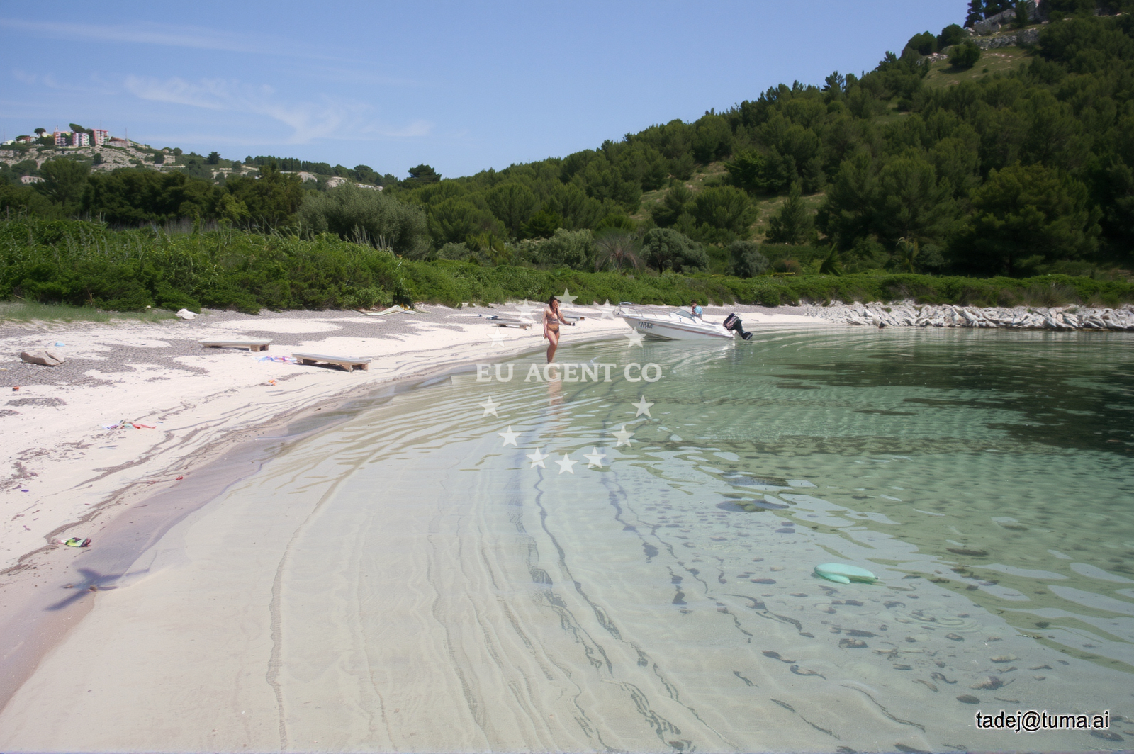 Approach and location view of Anchorage in Anchorage on the island Dugi Otok, North Dalmatia, Croatia photo 3
