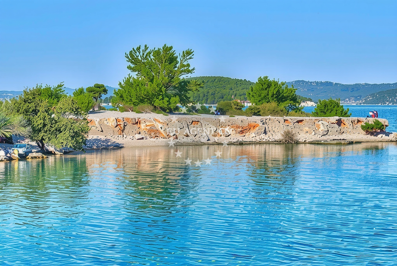 Paprenica Beach near Dragove Anchorage on Dugi Otok