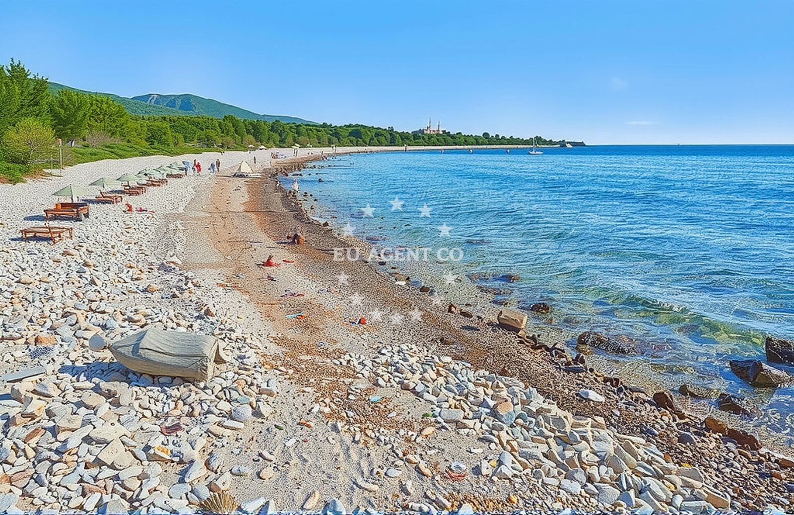 View of Bokasin from Dragove anchorage