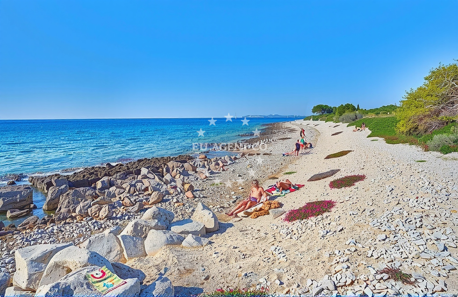 Approach and location view of Anchorage in Anchorage in Dragove on the island Dugi Otok, North Dalmatia, Croatia photo 3