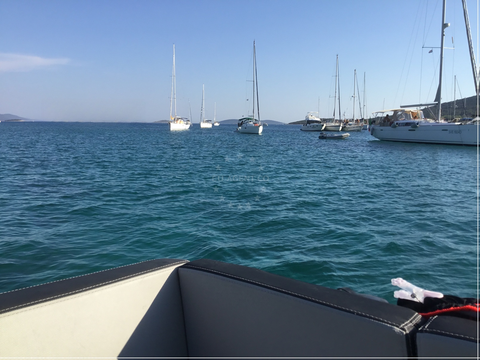 Anchorage Ist, Ist Island, North Dalmatia, Croatia - view of the anchorage area