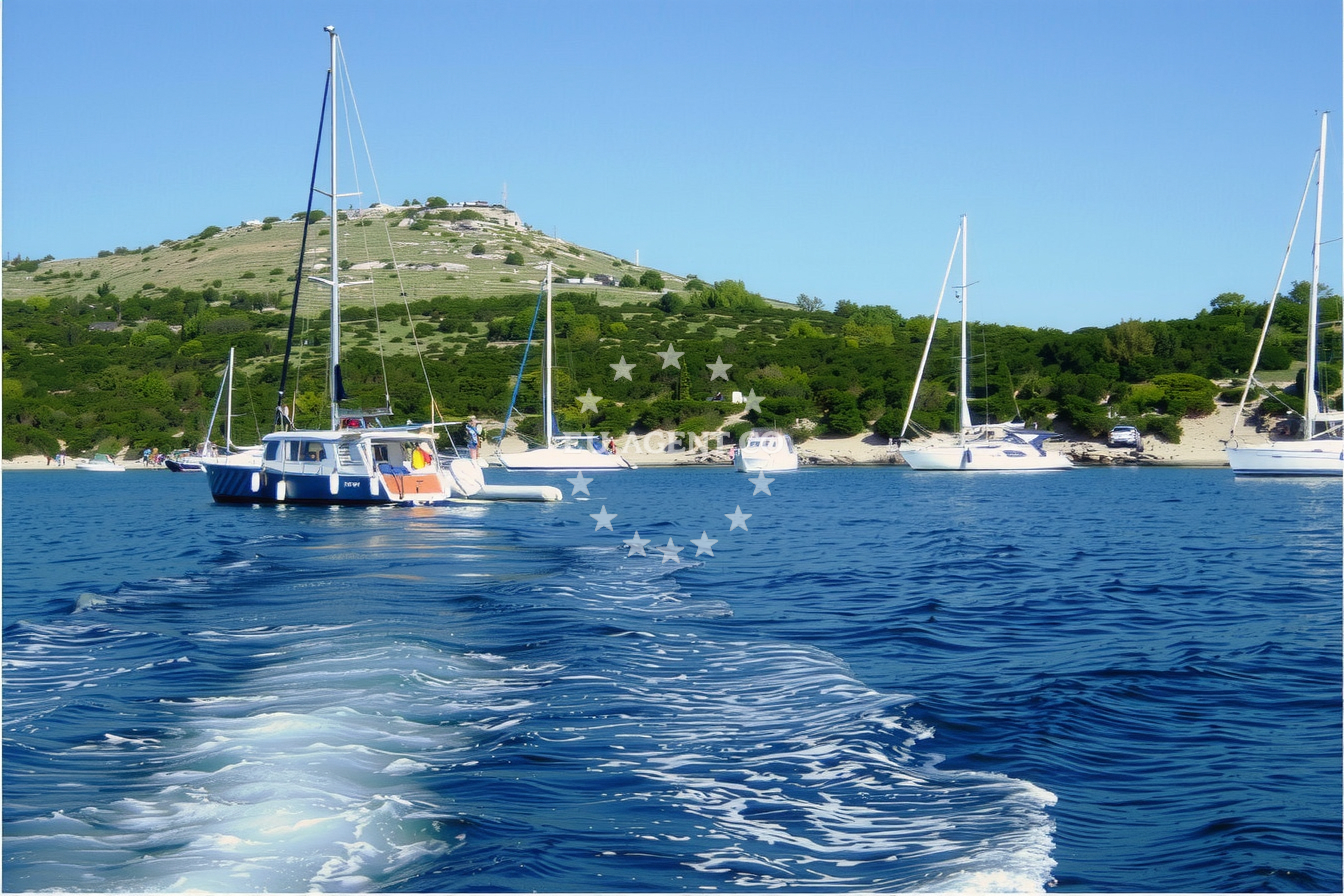 Facilities and surroundings at Remetić anchorage in Anchorage on the island Kaprije, North Dalmatia, Croatia photo 2