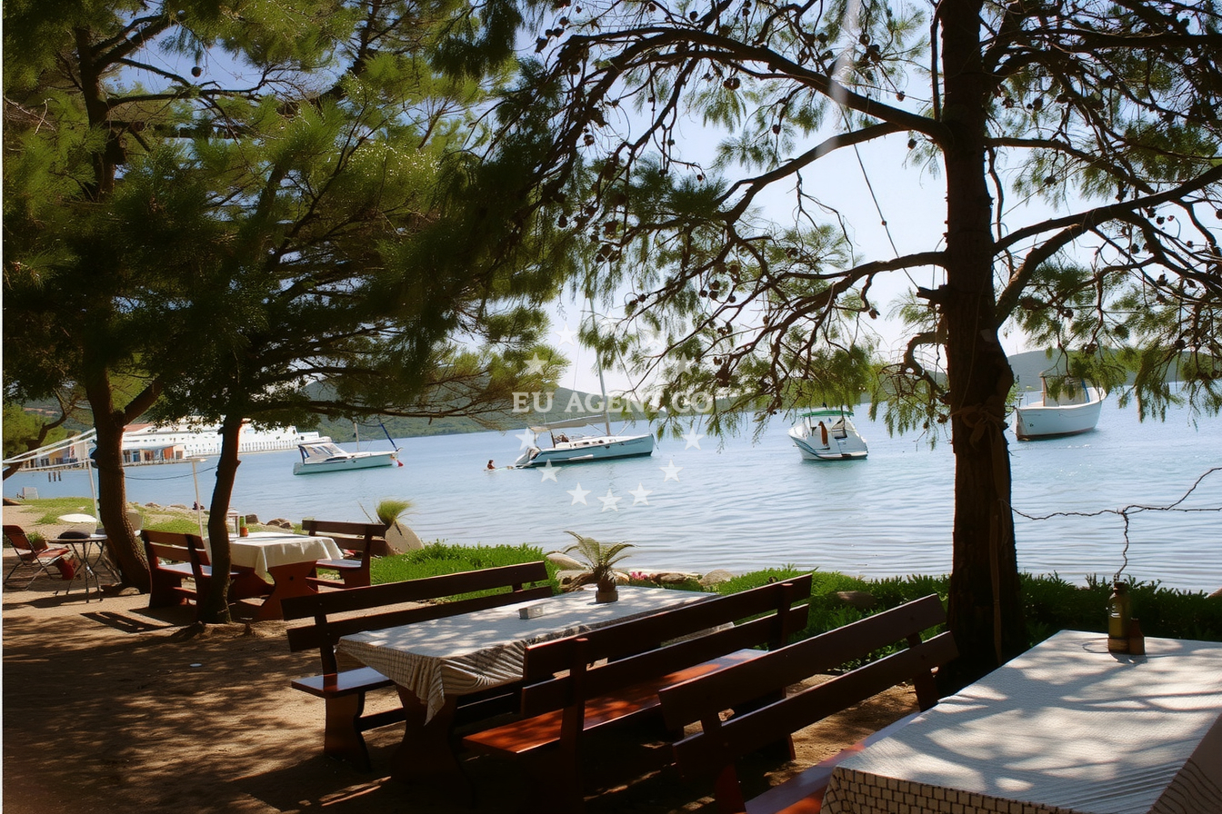 Approach and location view of Remetić anchorage in Anchorage on the island Kaprije, North Dalmatia, Croatia photo 3