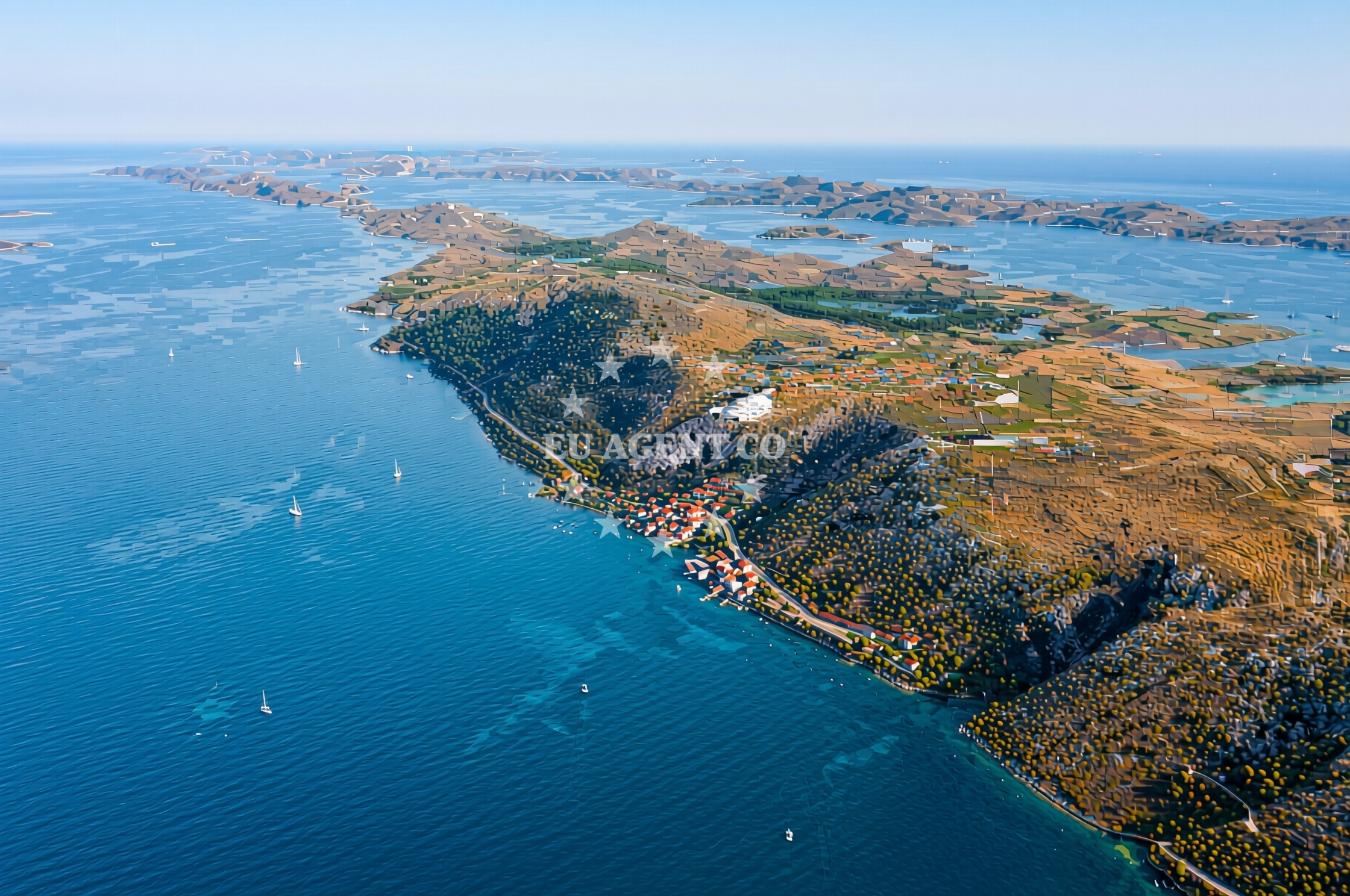 Konoba Suha Punta restaurant overlooking the Adriatic Sea