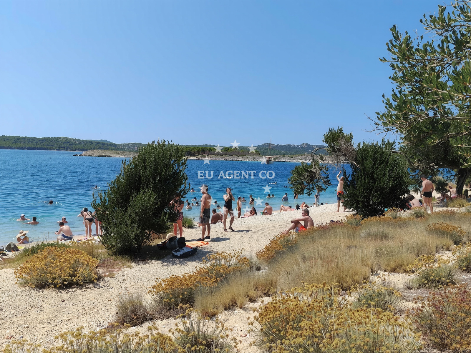 Additional view of Škrovada anchorage in Anchorage on the island Lavdara, North Dalmatia, Croatia photo 4