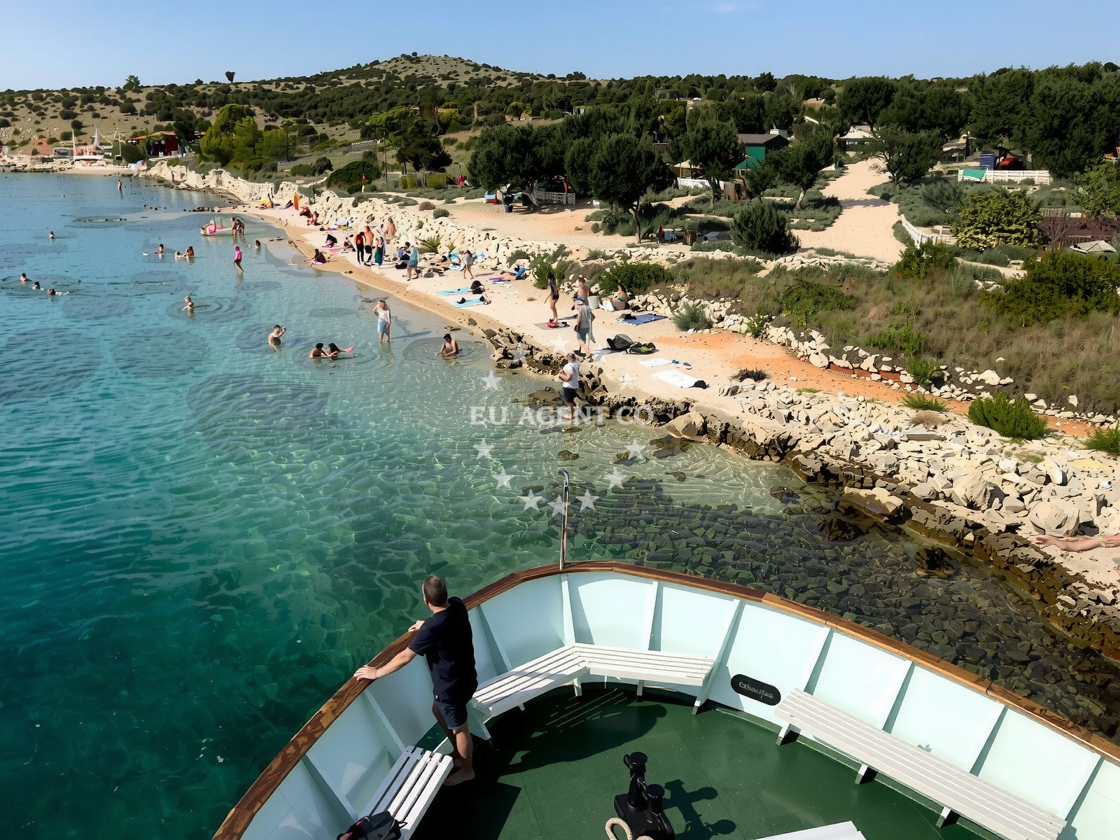 Additional view of Škrovada anchorage in Anchorage on the island Lavdara, North Dalmatia, Croatia photo 5