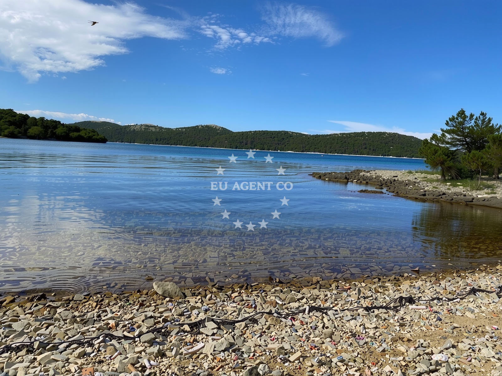 Beaches near Brgulje, Molat, North Dalmatia, Croatia