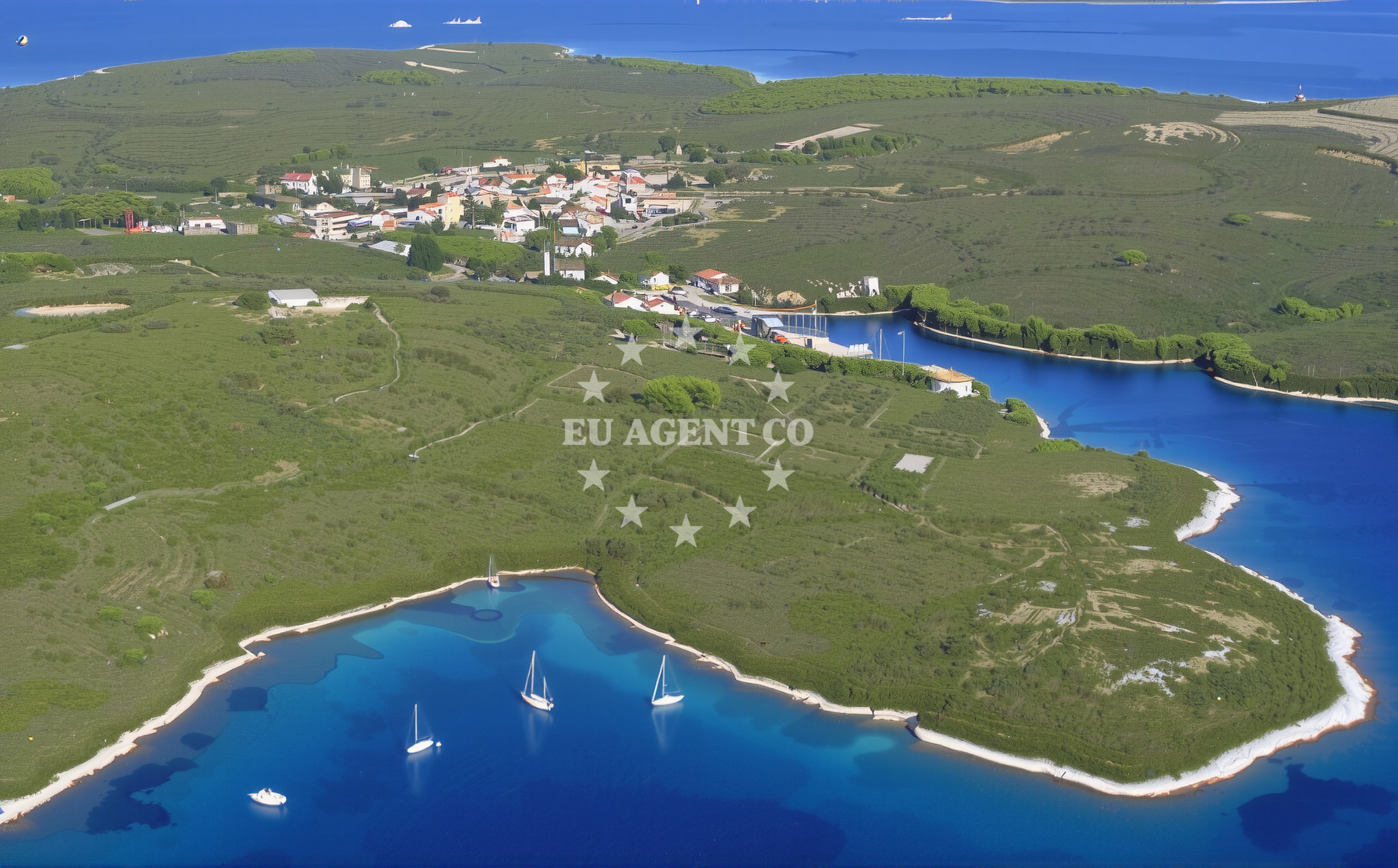 Beaches near Molat Island, North Dalmatia, Croatia with scenic views
