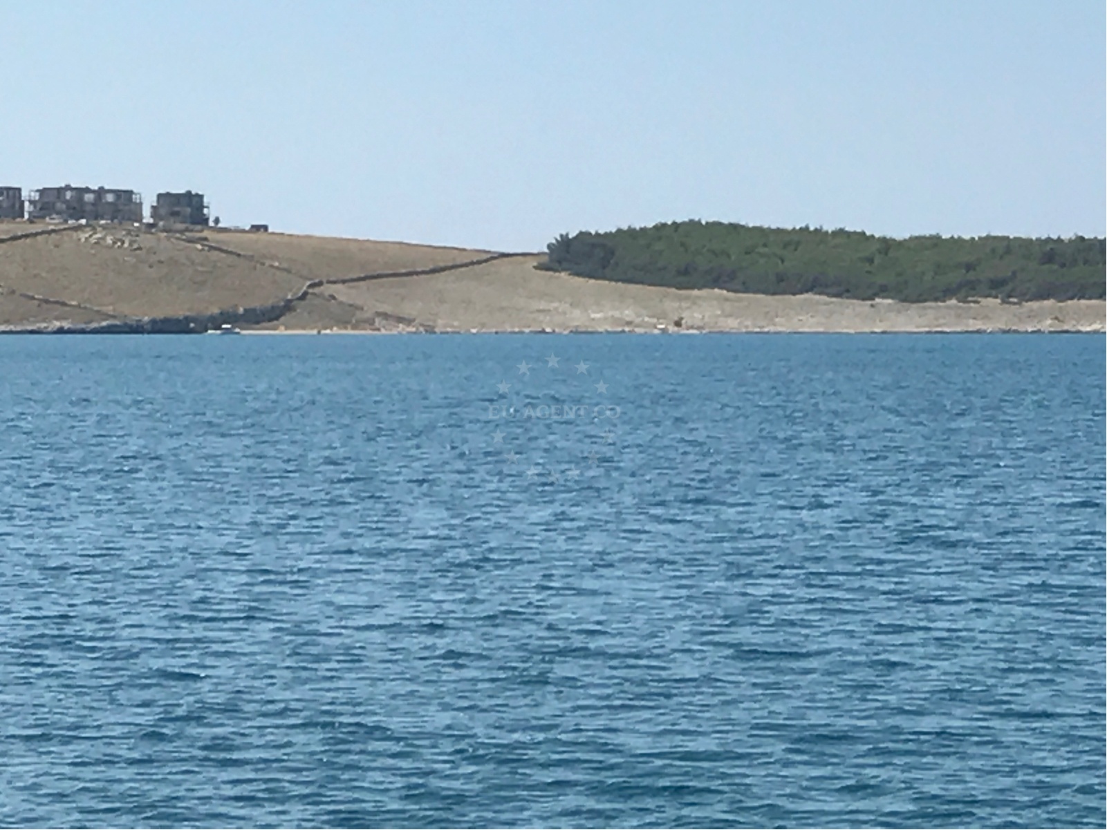 Anchorage in Povljana, Pag, Croatia with sandy and rocky seabed