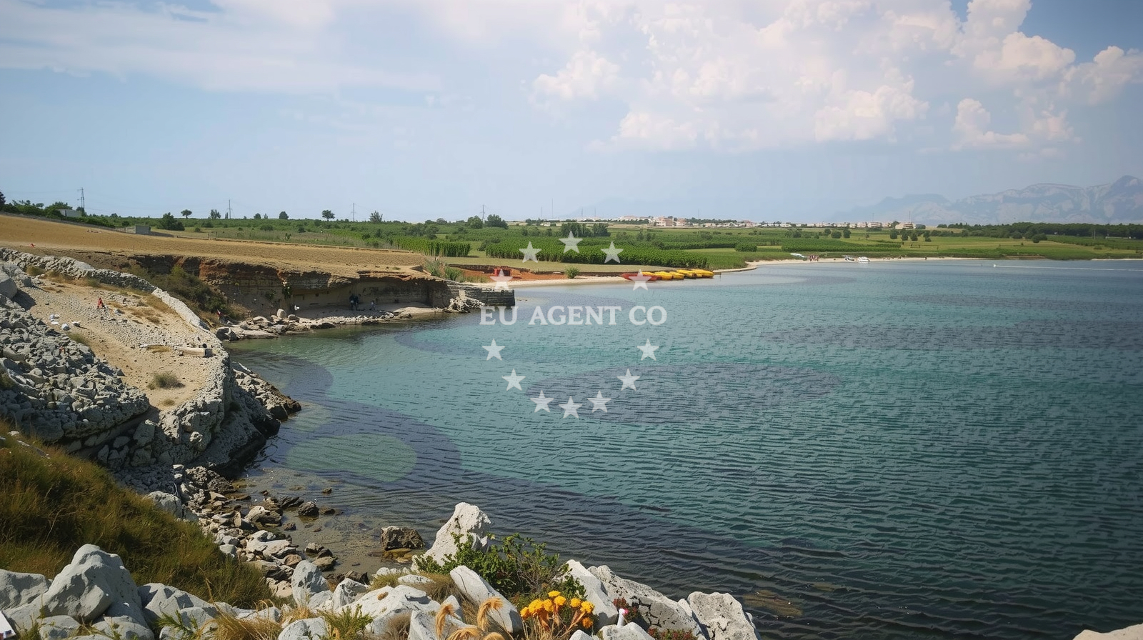 Old Povljana Beach, 0.35 km from the anchorage in Povljana, Pag
