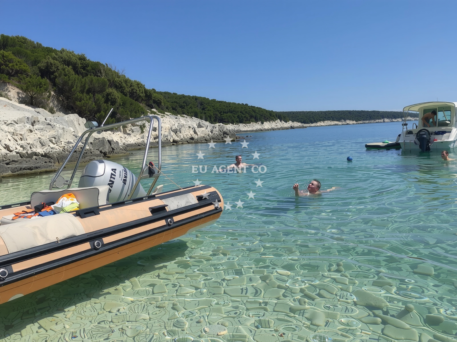 Široka Beach on Premuda Island, North Dalmatia, Croatia