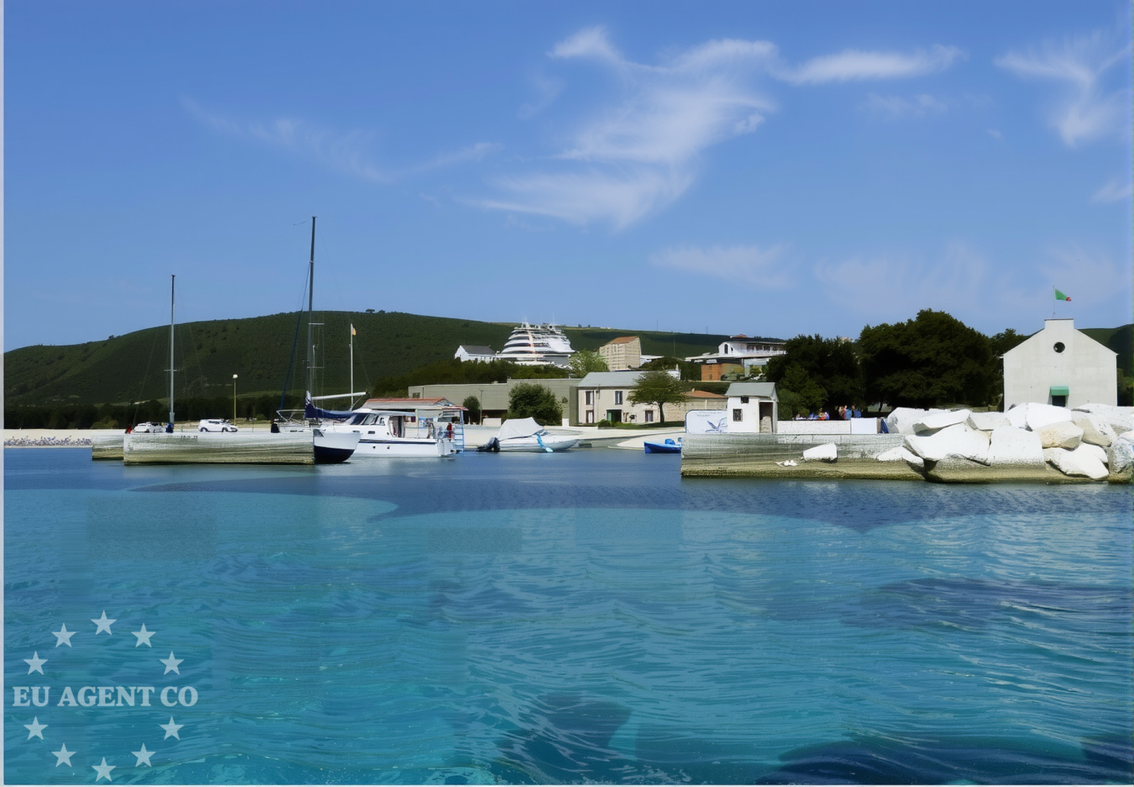 Anchorage in Premuda, North Dalmatia, Croatia