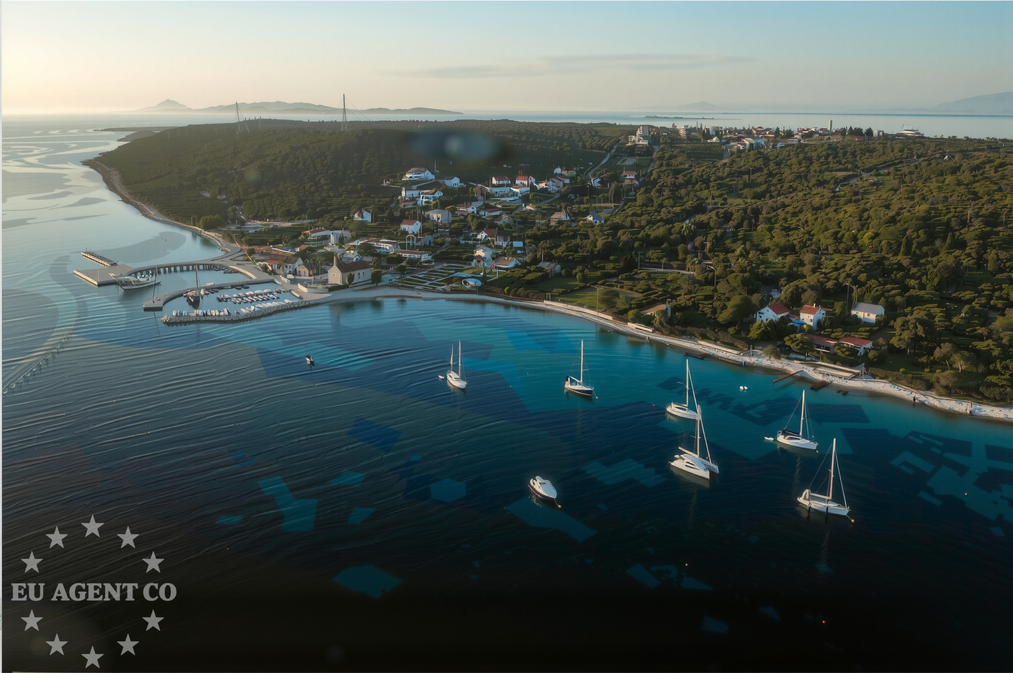 Approach and location view of Anchorage in Anchorage in Premuda on the island Premuda, North Dalmatia, Croatia photo 3
