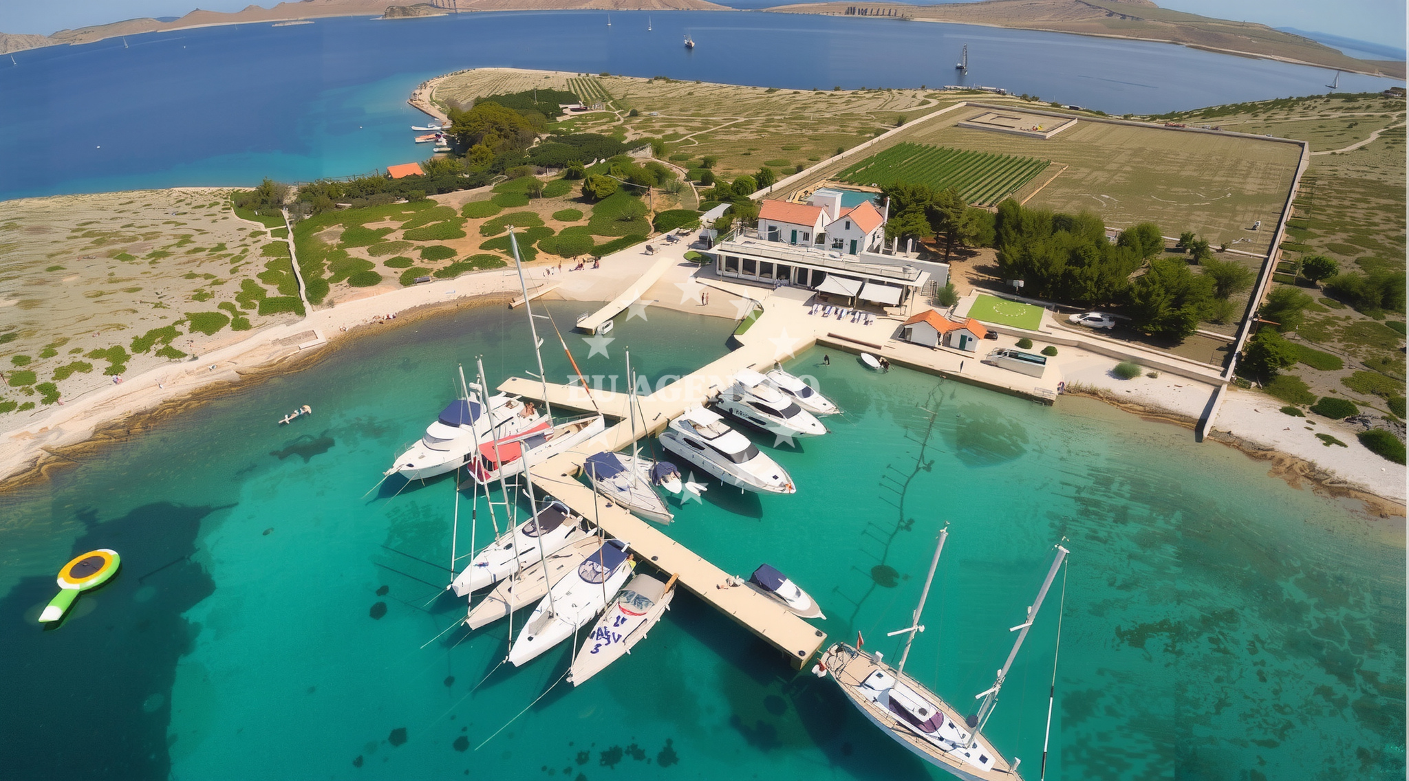Additional view of Anchorage in Anchorage on the island Ravni Žakan, North Dalmatia, Croatia photo 4