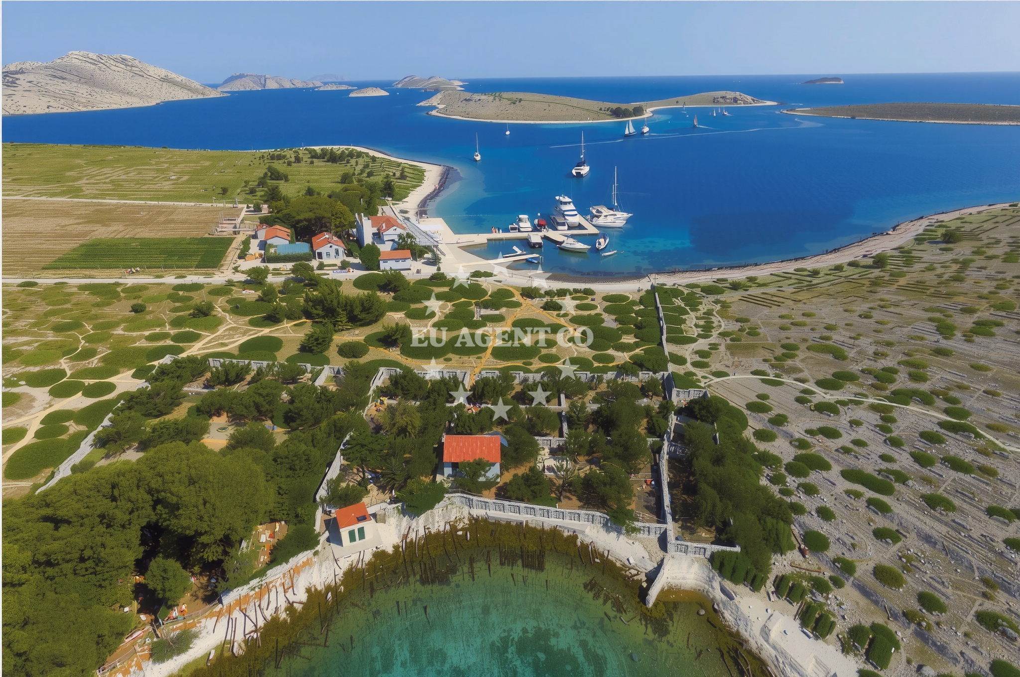 Additional view of Anchorage in Anchorage on the island Ravni Žakan, North Dalmatia, Croatia photo 9