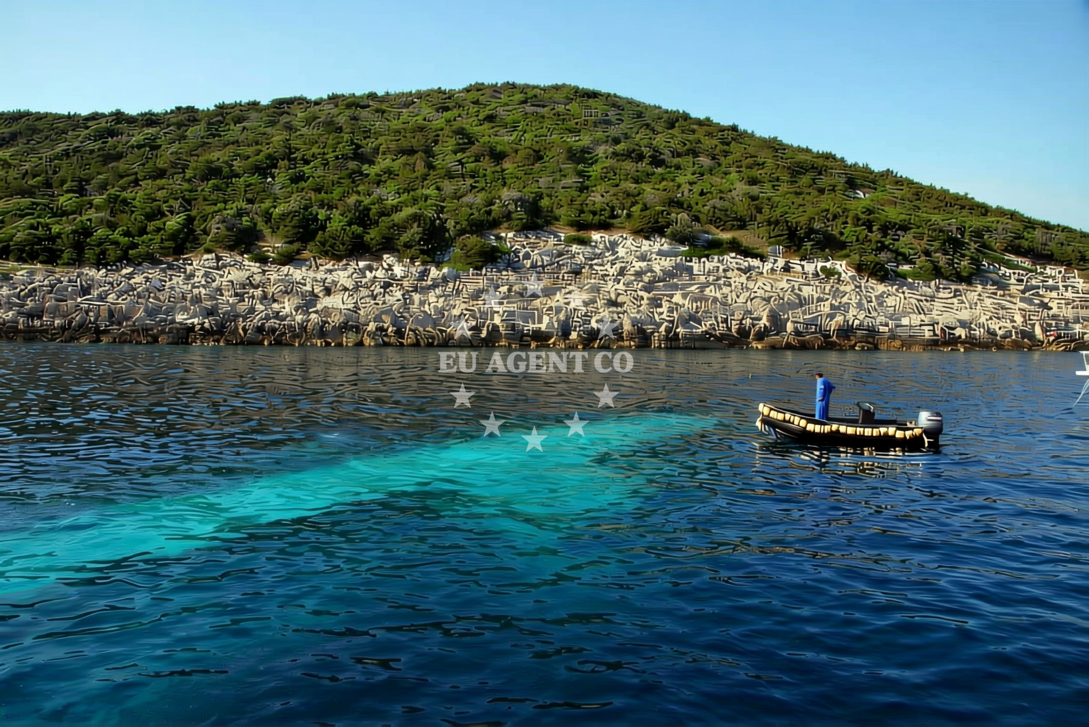 Tanka point of interest near Sestrunj Island anchorage